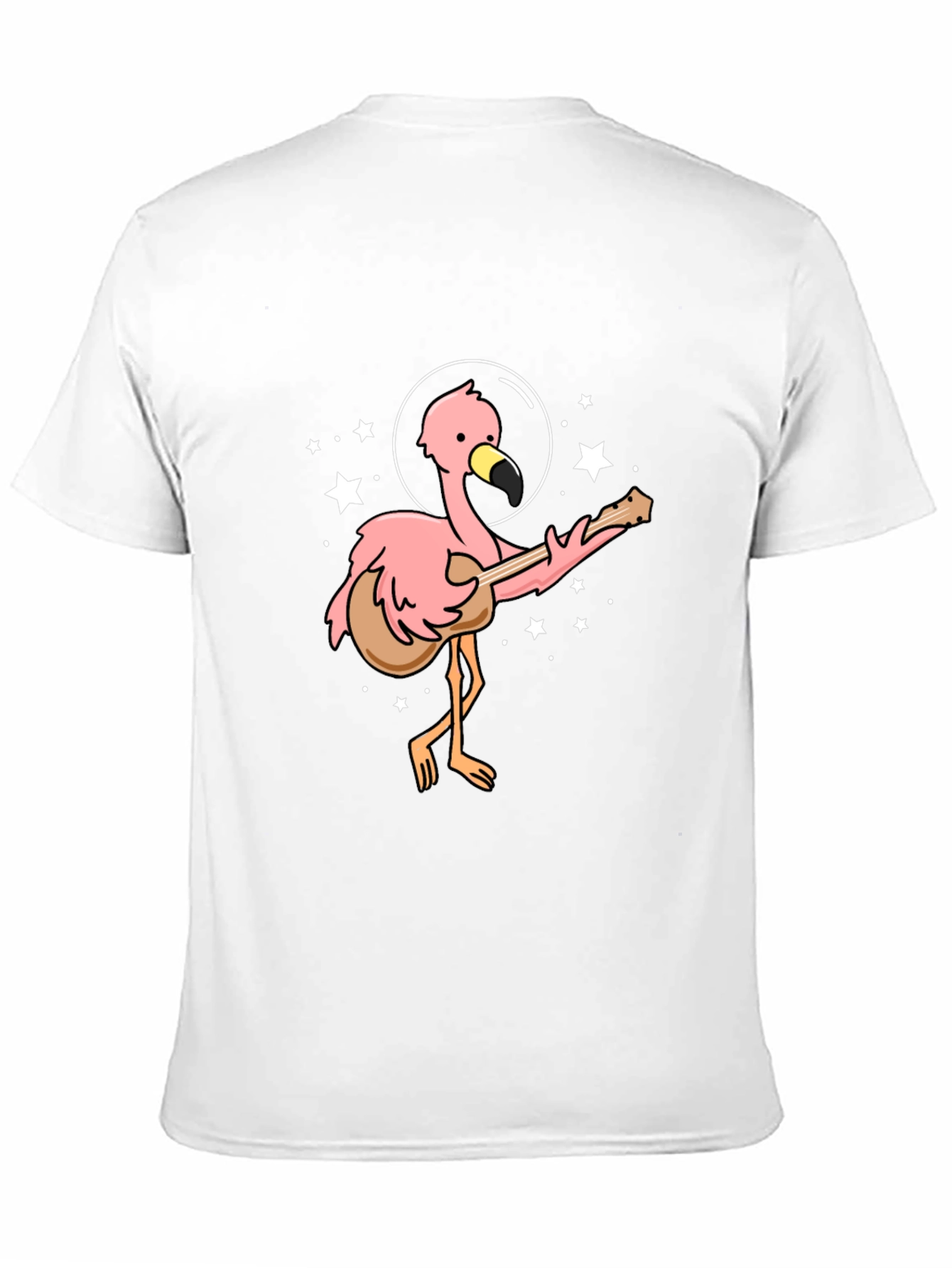 Flamingo Guitarist Black T-Shirt