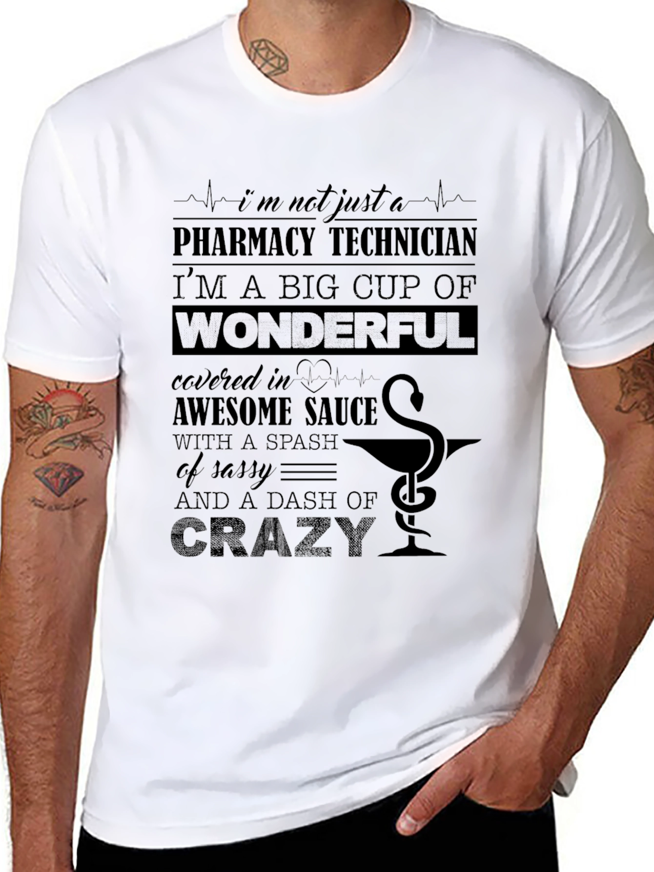 Pharmacy Technician Crazy T-Shirt