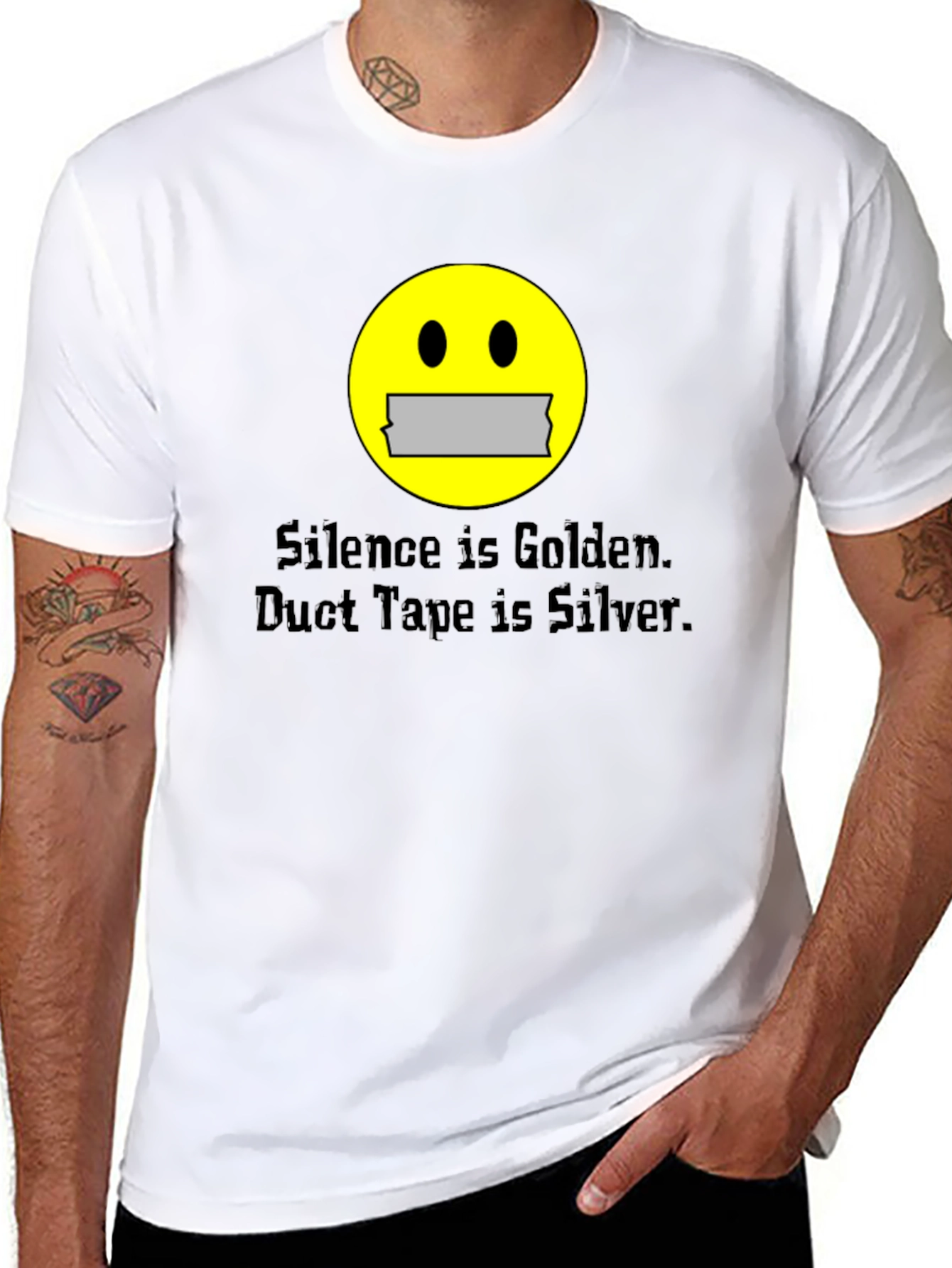 Silence is Golden Duct Tape is Silver T-Shirt