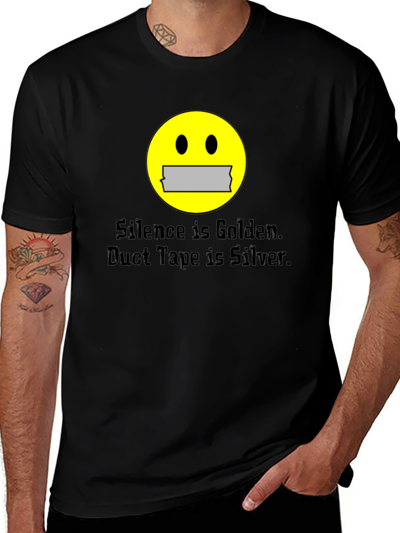 Silence is Golden Duct Tape is Silver T-Shirt