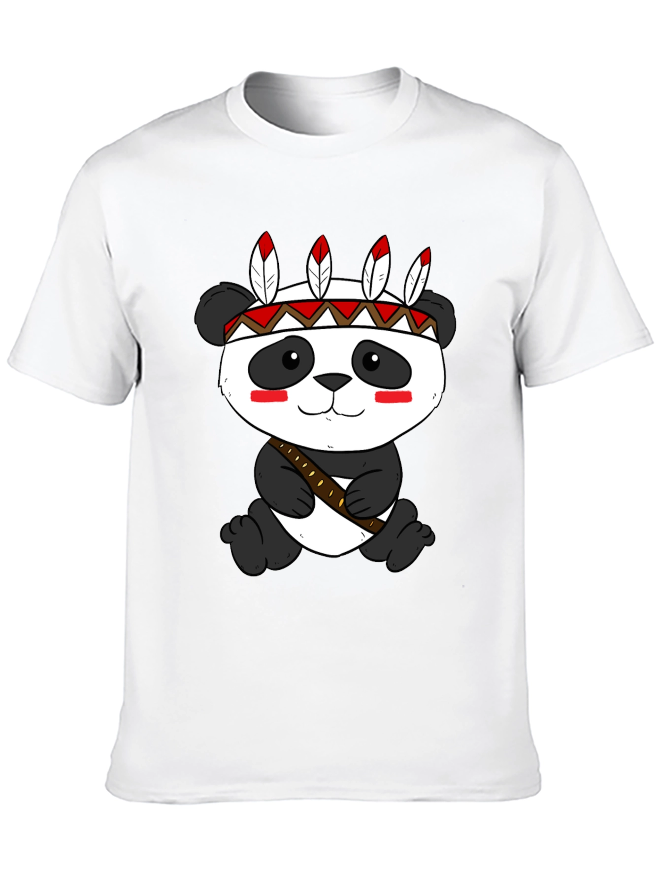 Panda Tee: Native American Style