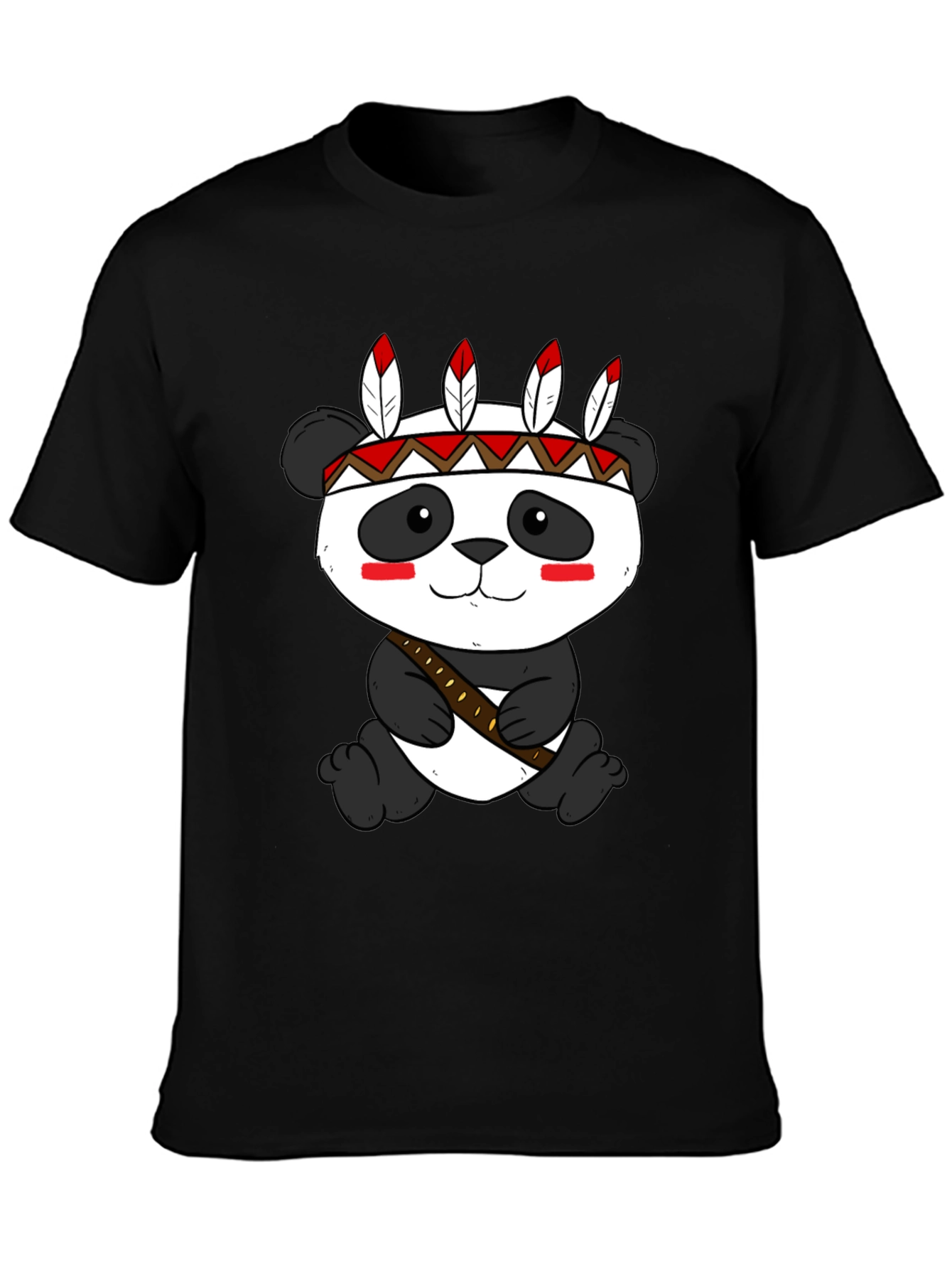 Panda Tee: Native American Style