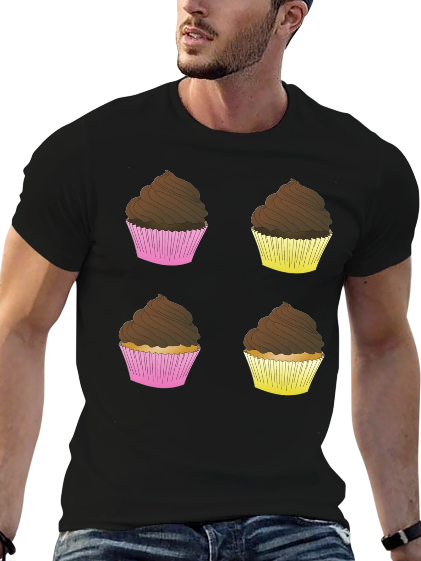 Cupcake Graphic Tee - Sweet Tooth Shirt