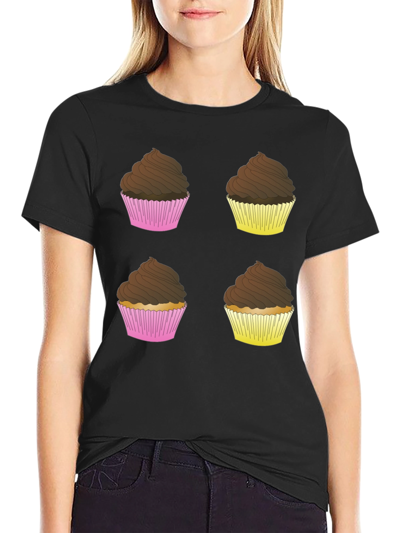 Cupcake Graphic Tee - Sweet Tooth Shirt