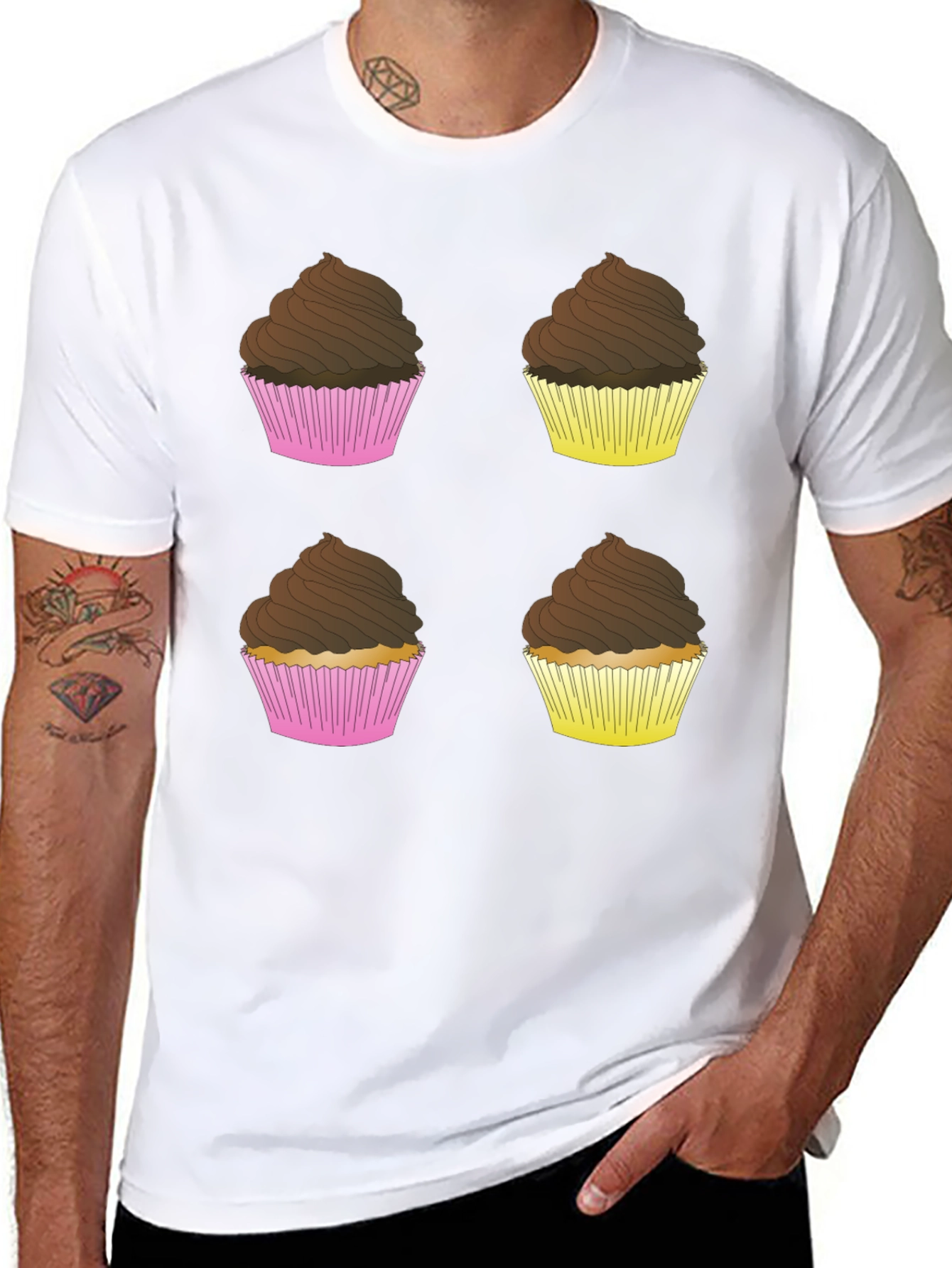 Cupcake Graphic Tee - Sweet Tooth Shirt