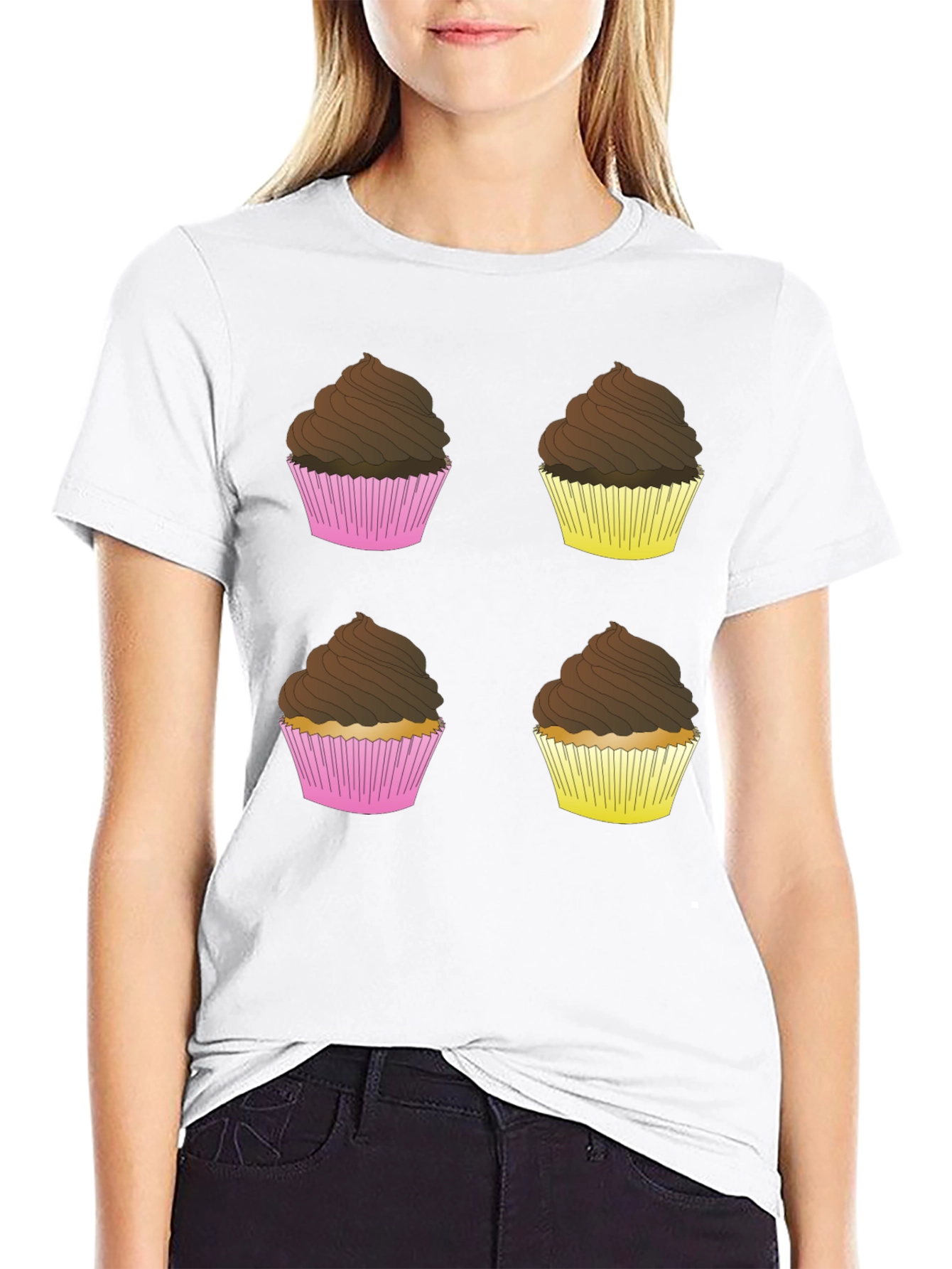 Cupcake Graphic Tee - Sweet Tooth Shirt