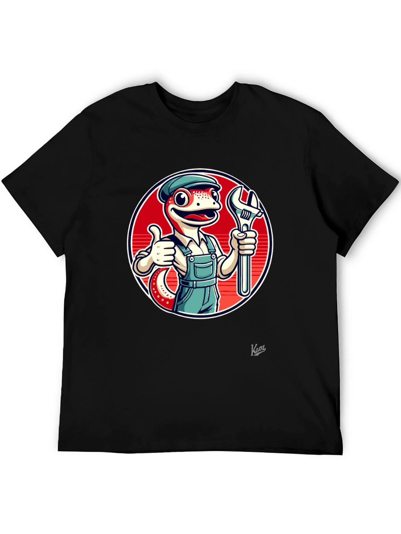 Mechanic Lizard Graphic T-Shirt