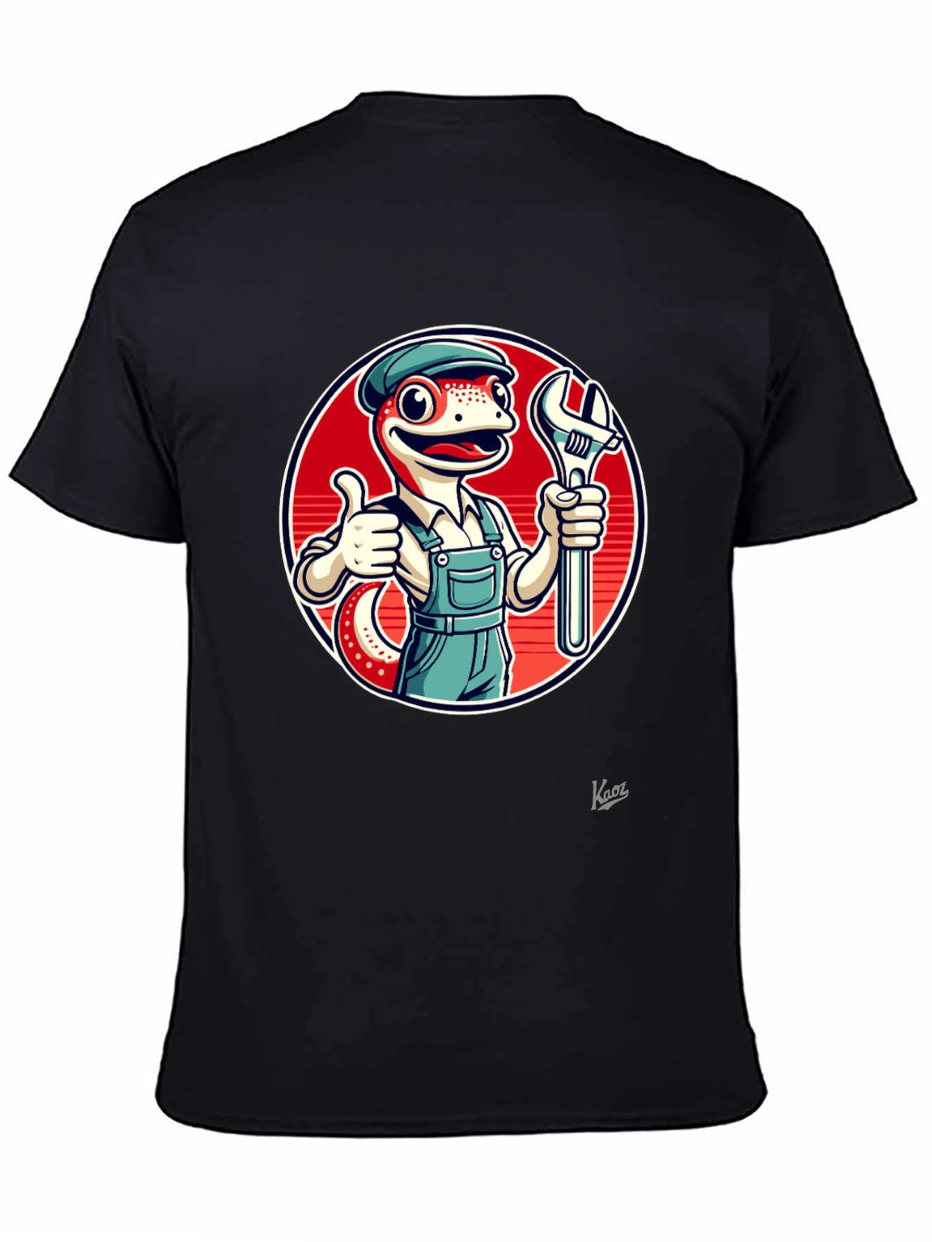 Mechanic Lizard Graphic T-Shirt