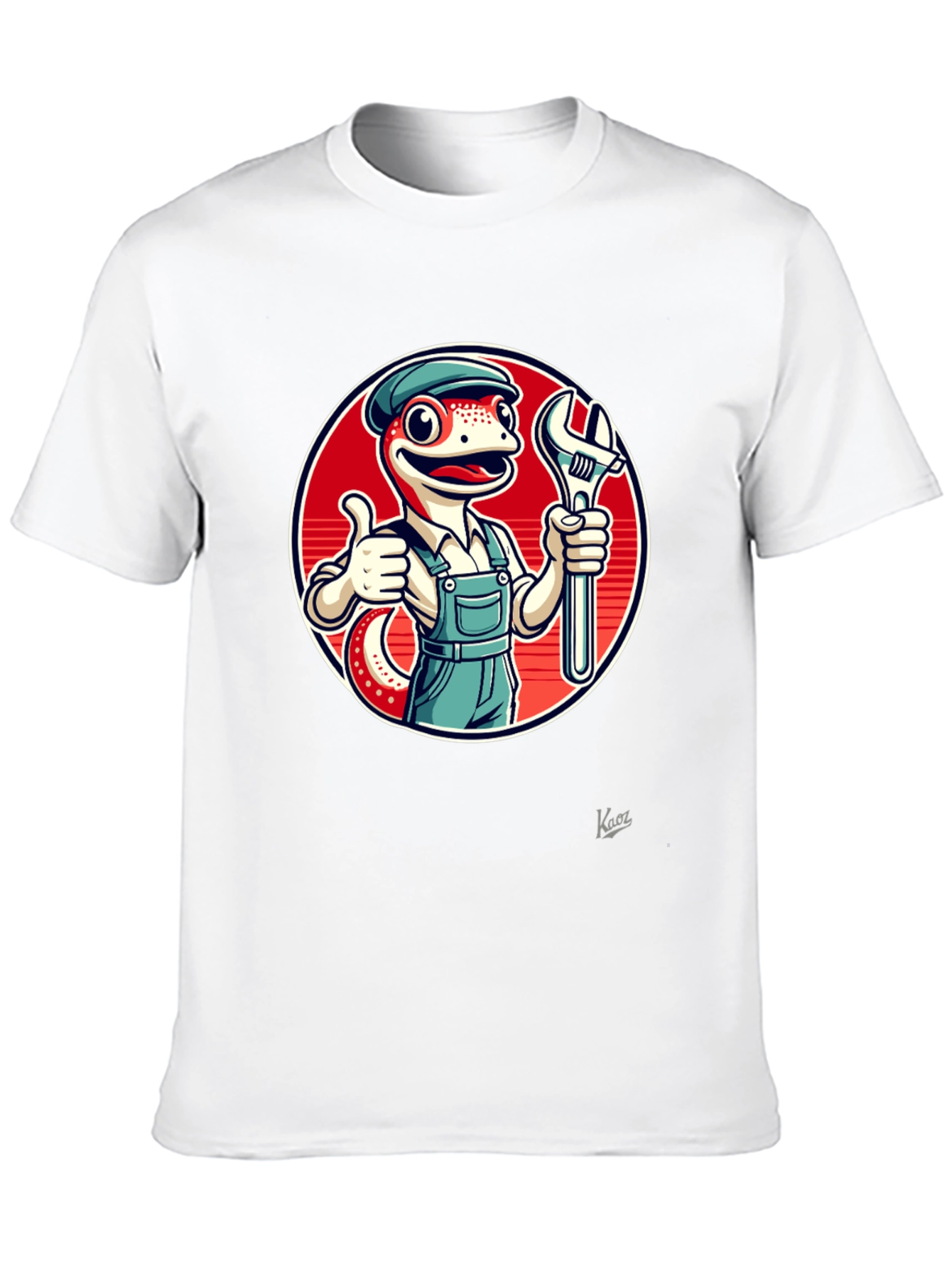 Mechanic Lizard Graphic T-Shirt