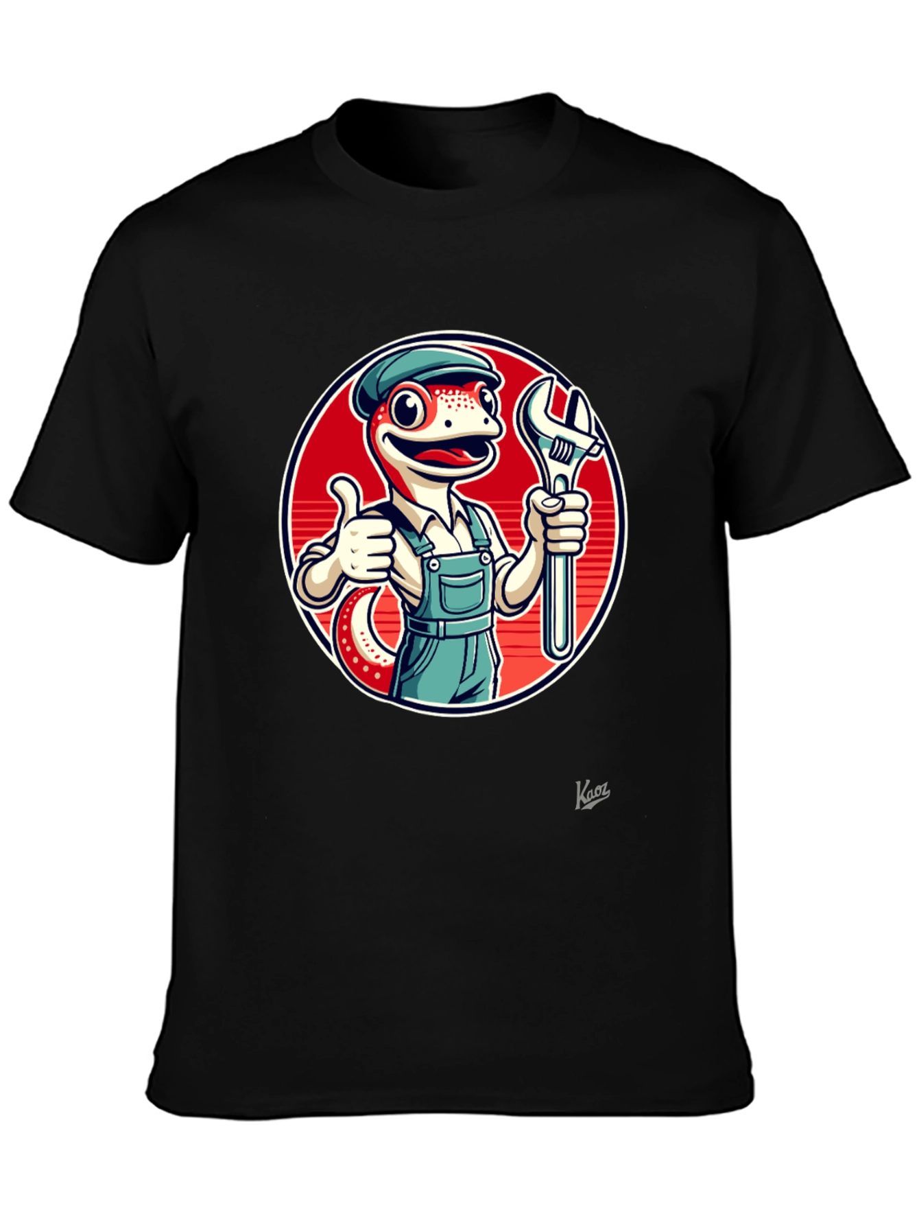 Mechanic Lizard Graphic T-Shirt