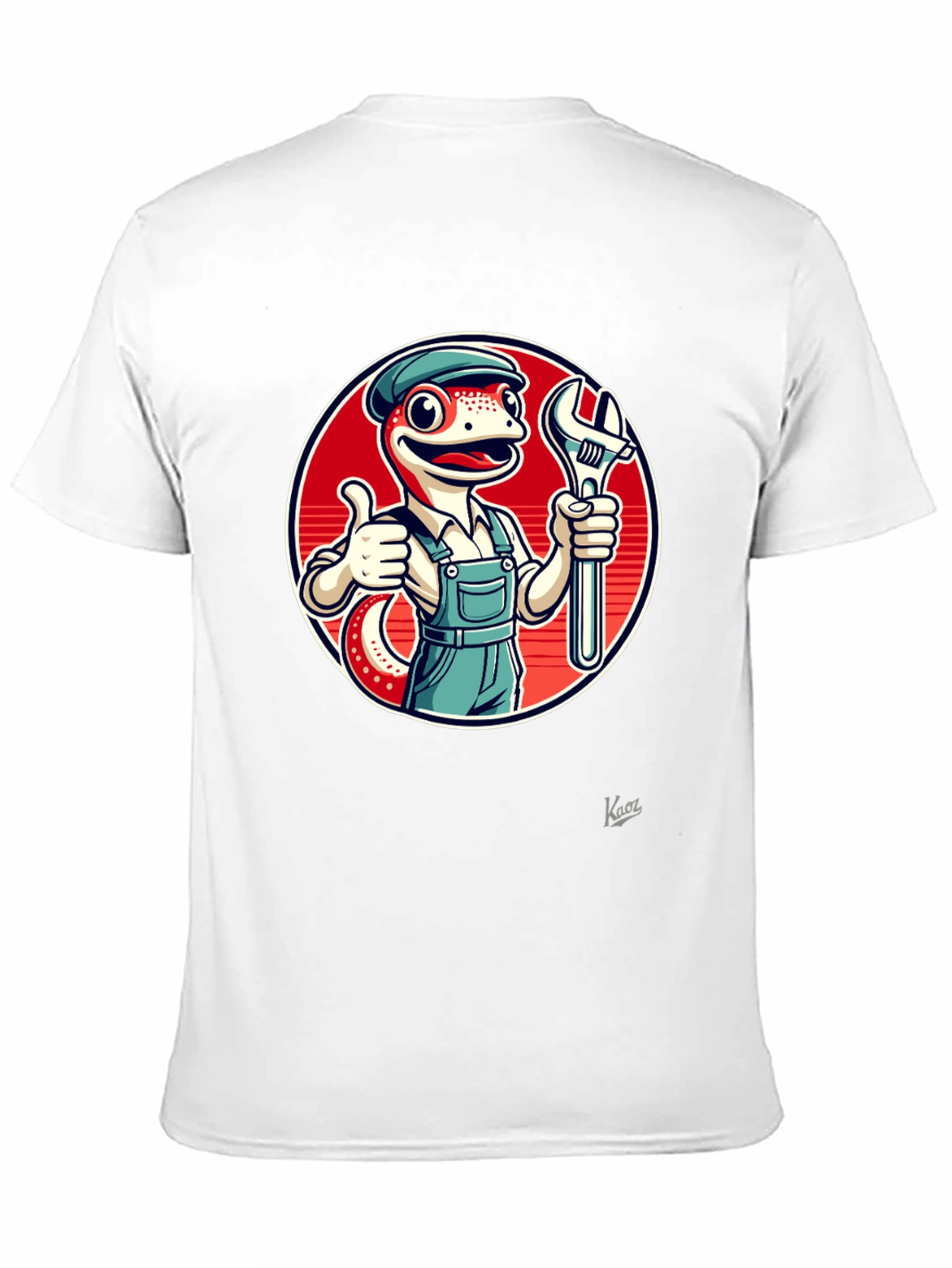 Mechanic Lizard Graphic T-Shirt
