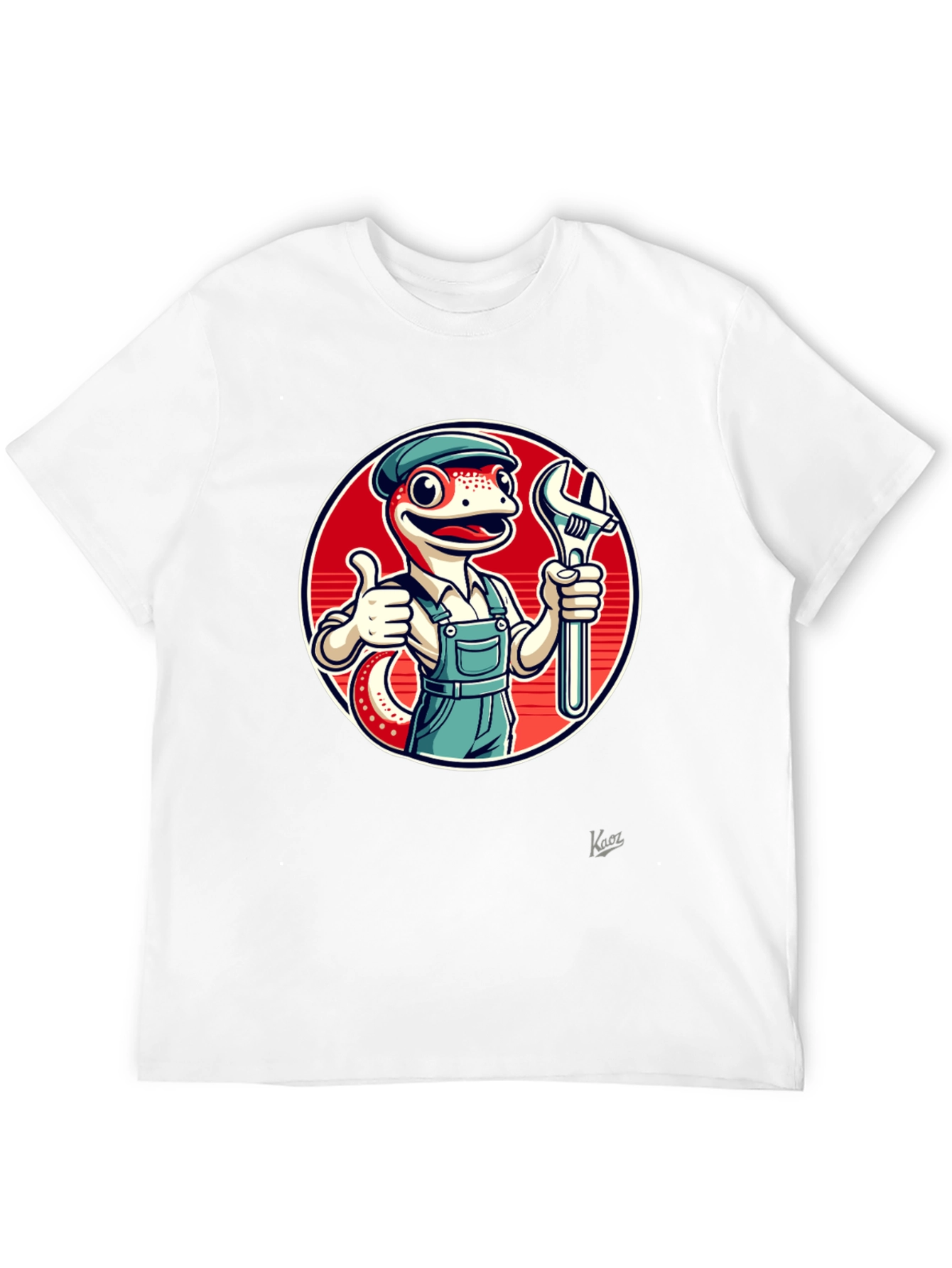Mechanic Lizard Graphic T-Shirt