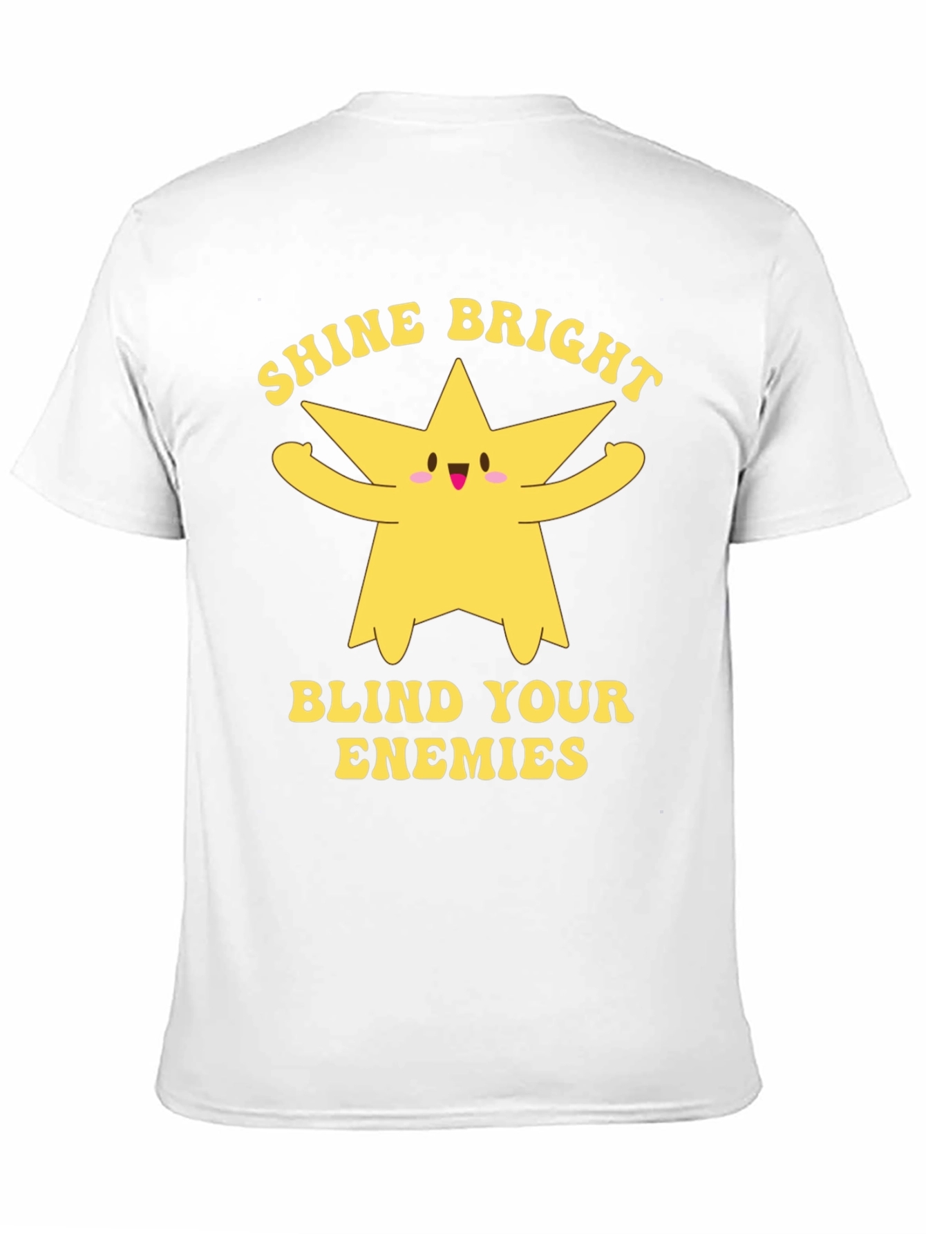 Shine Bright Star Graphic Black T-Shirt