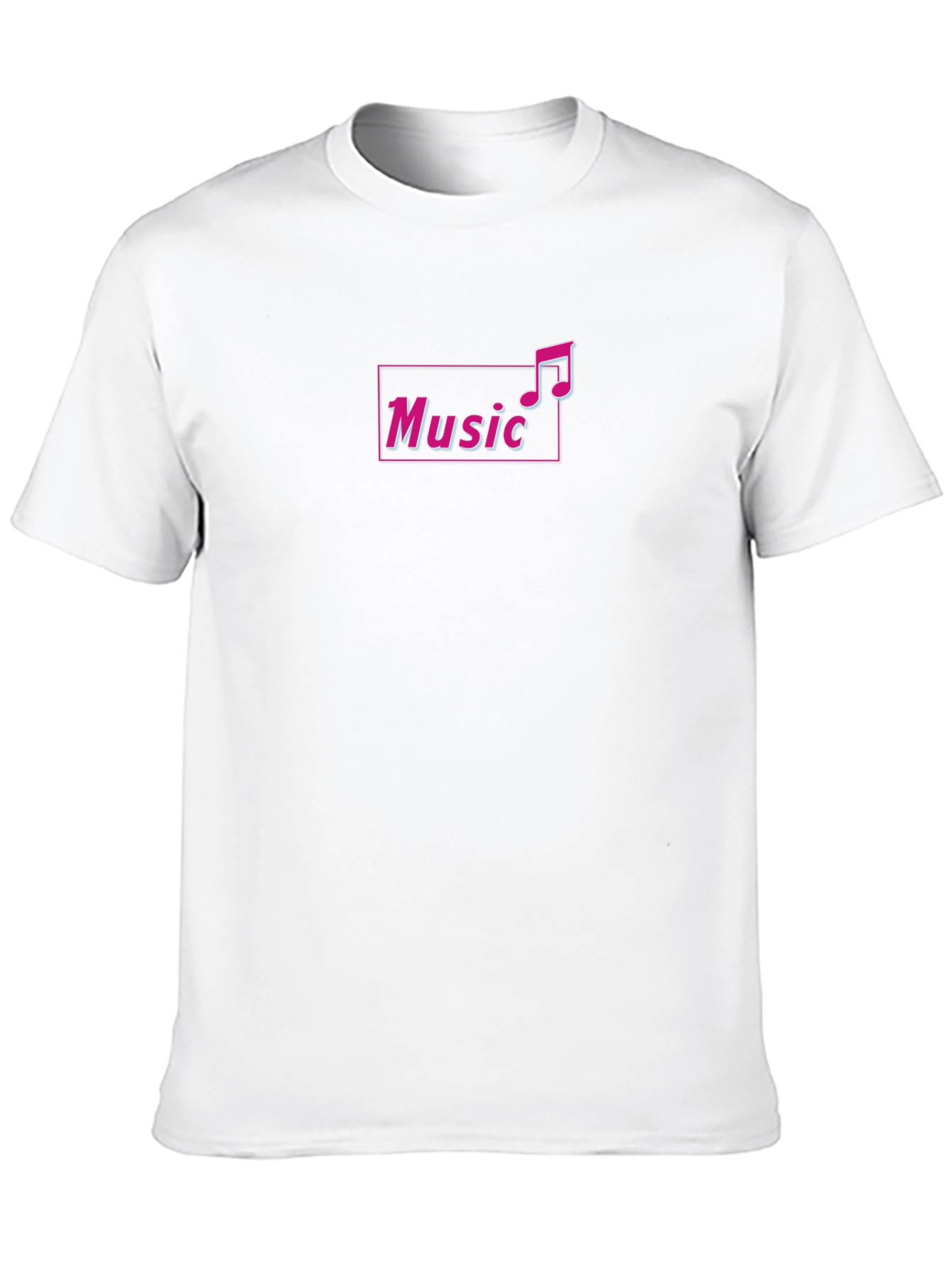 Music Note Graphic Tee - Trendy Black T-Shirt
