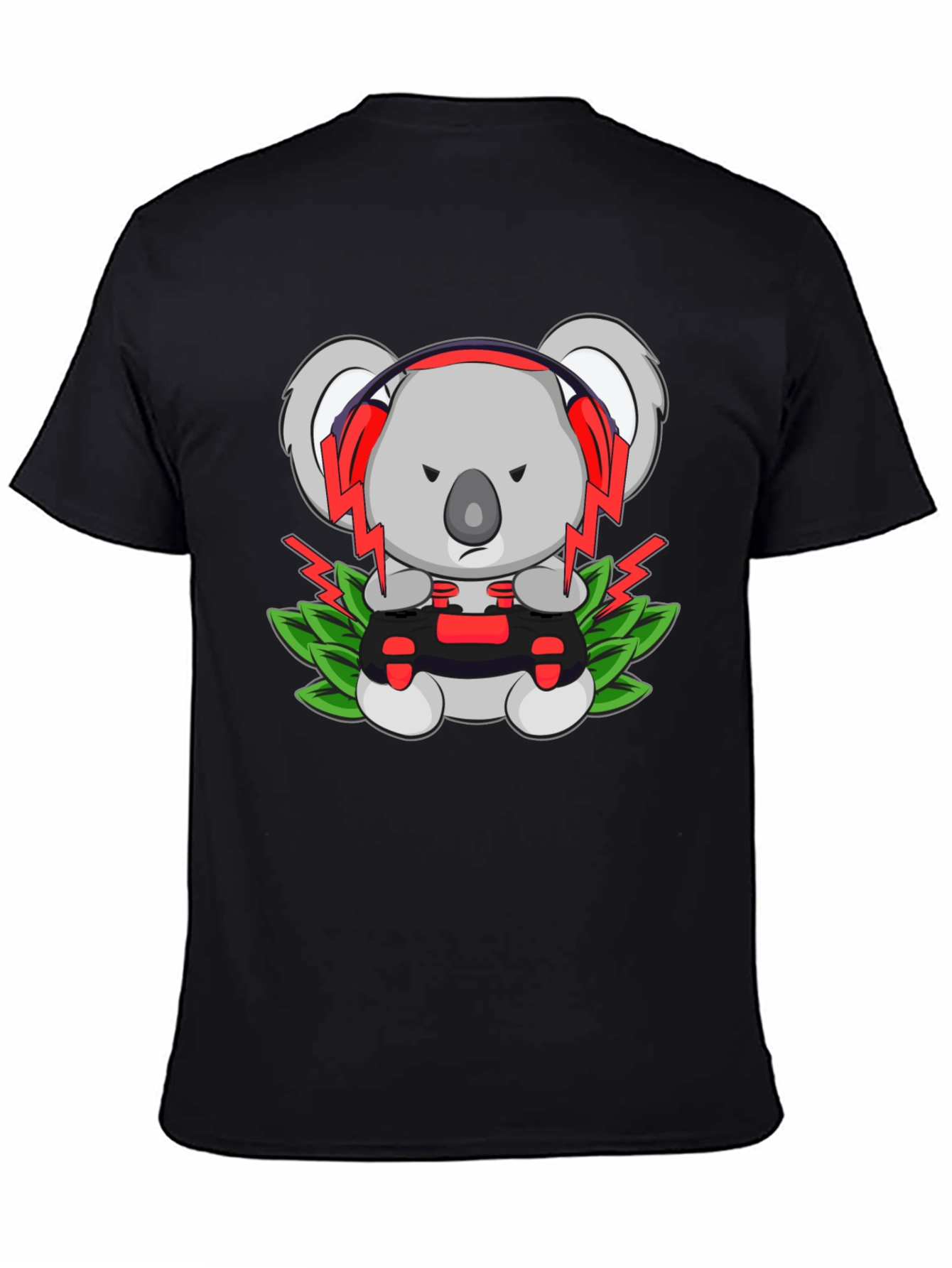 Gamer Koala T-Shirt - Controller & Headphones