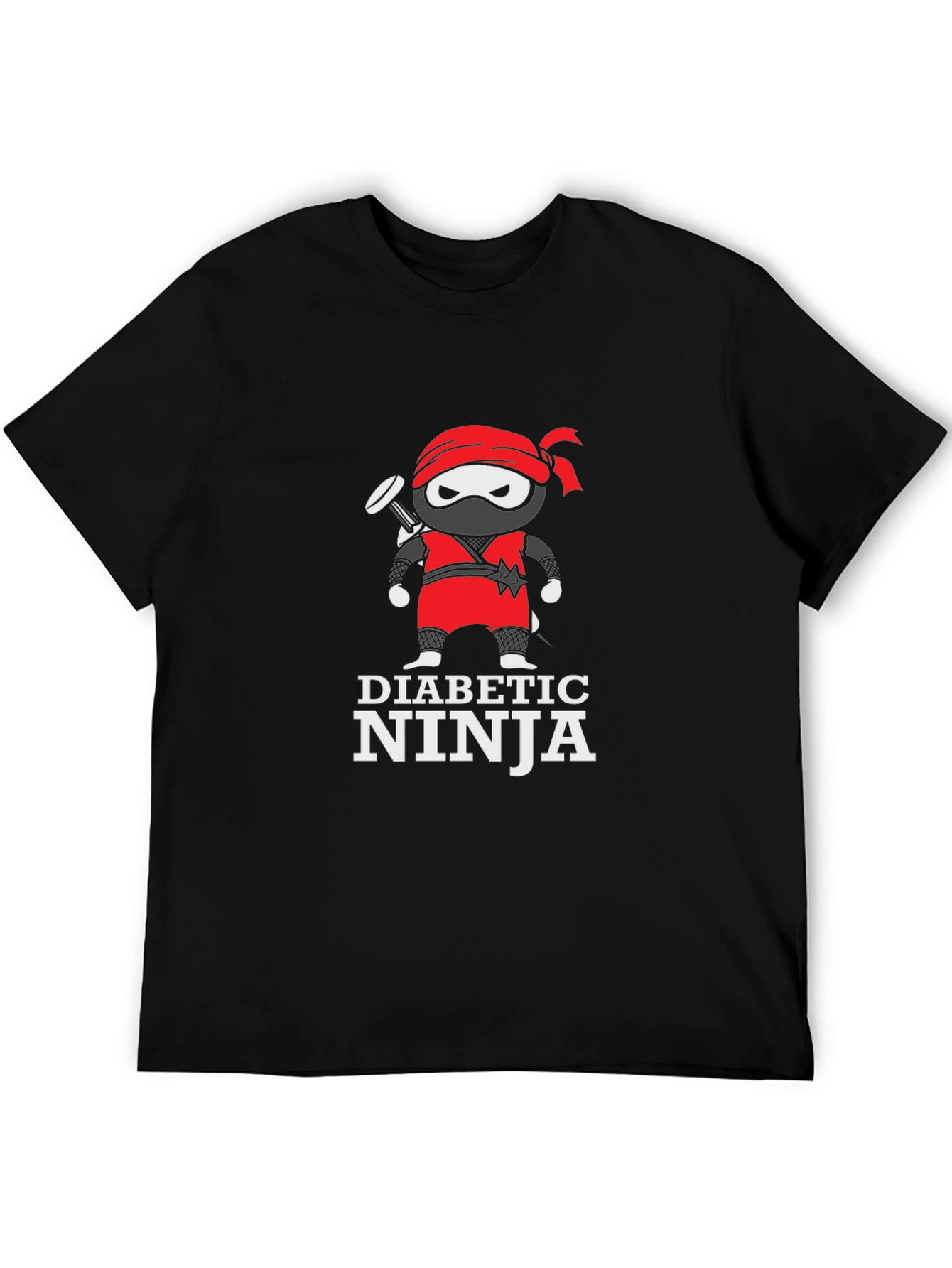Diabetic Ninja T-Shirt - Funny Health Awareness Tee