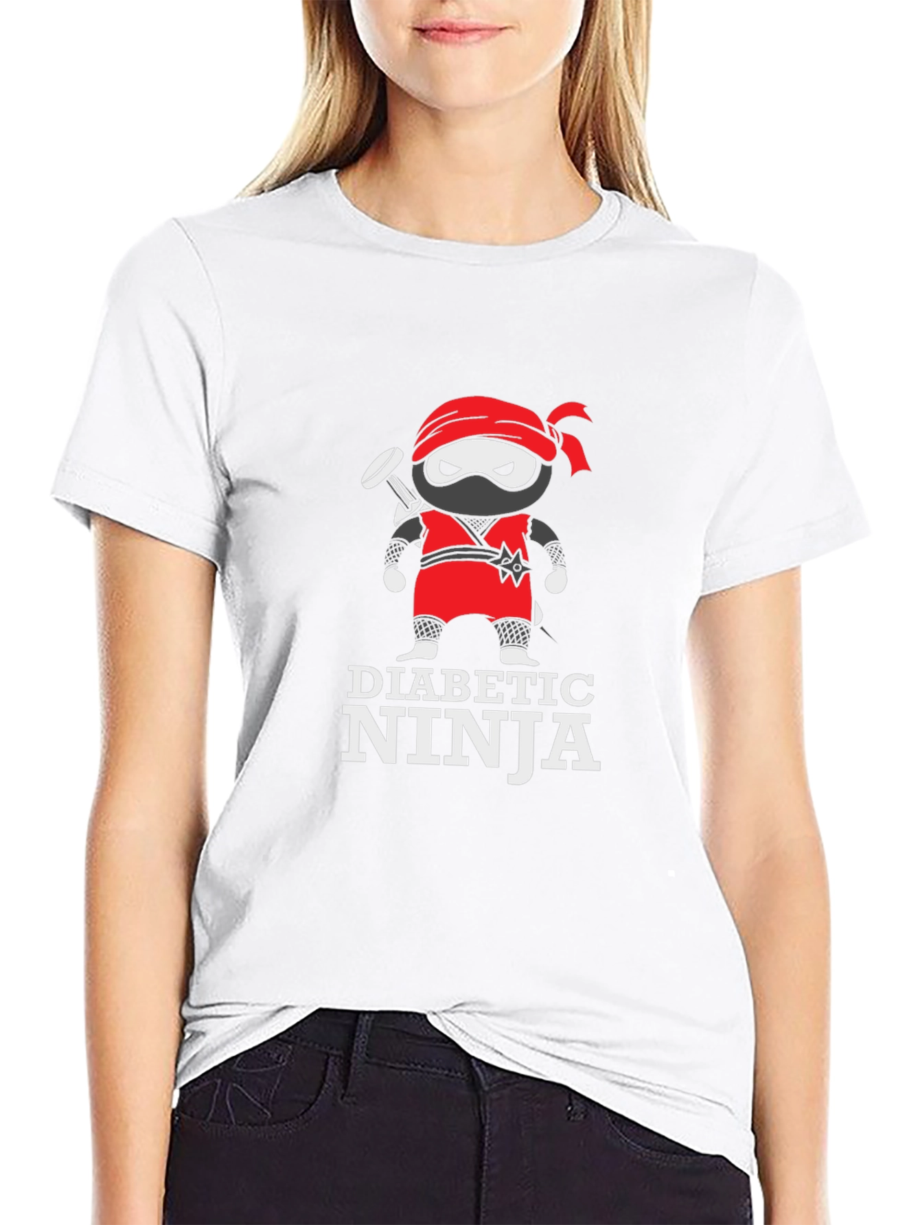 Diabetic Ninja T-Shirt - Funny Health Awareness Tee