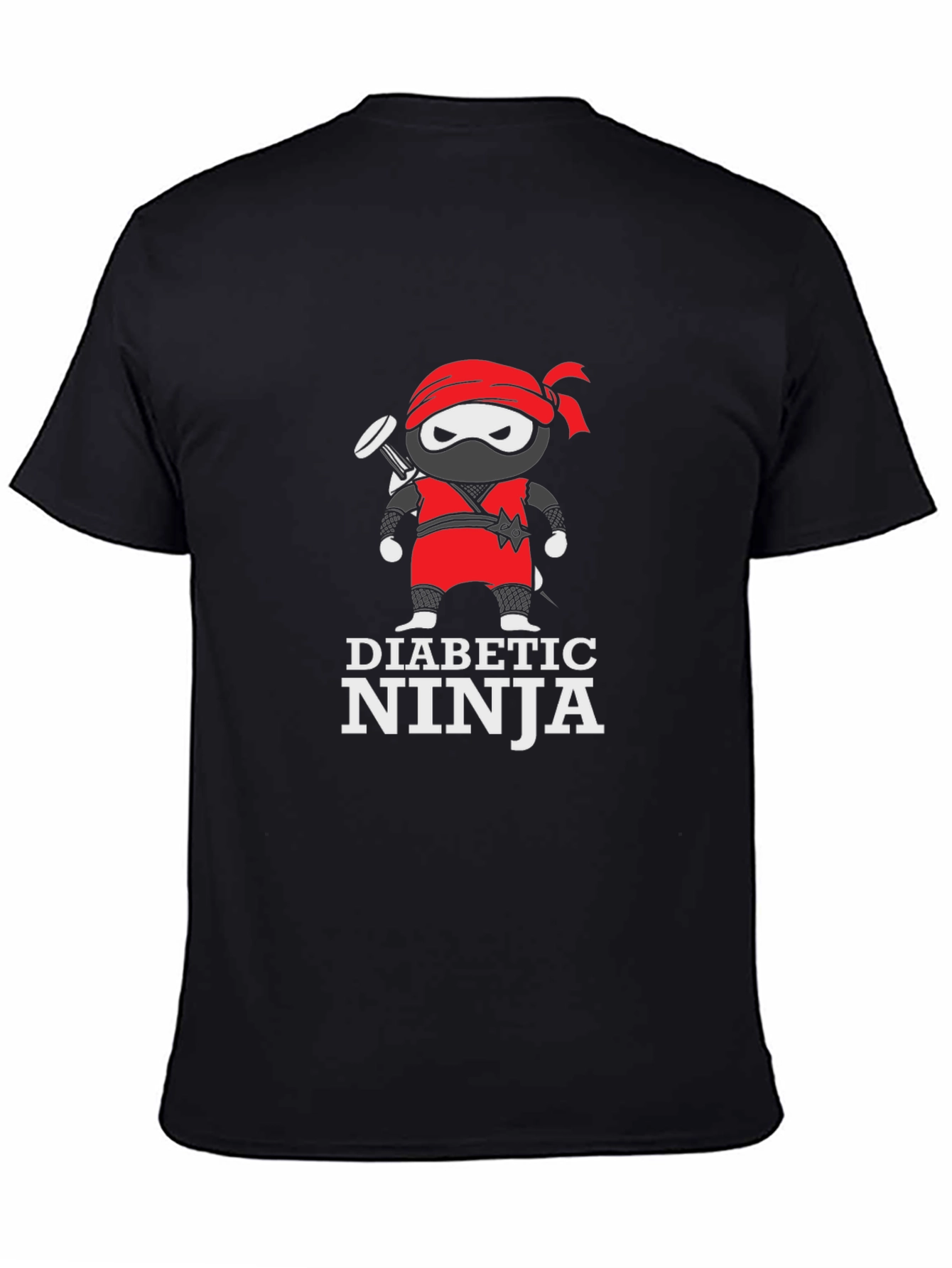 Diabetic Ninja T-Shirt - Funny Health Awareness Tee