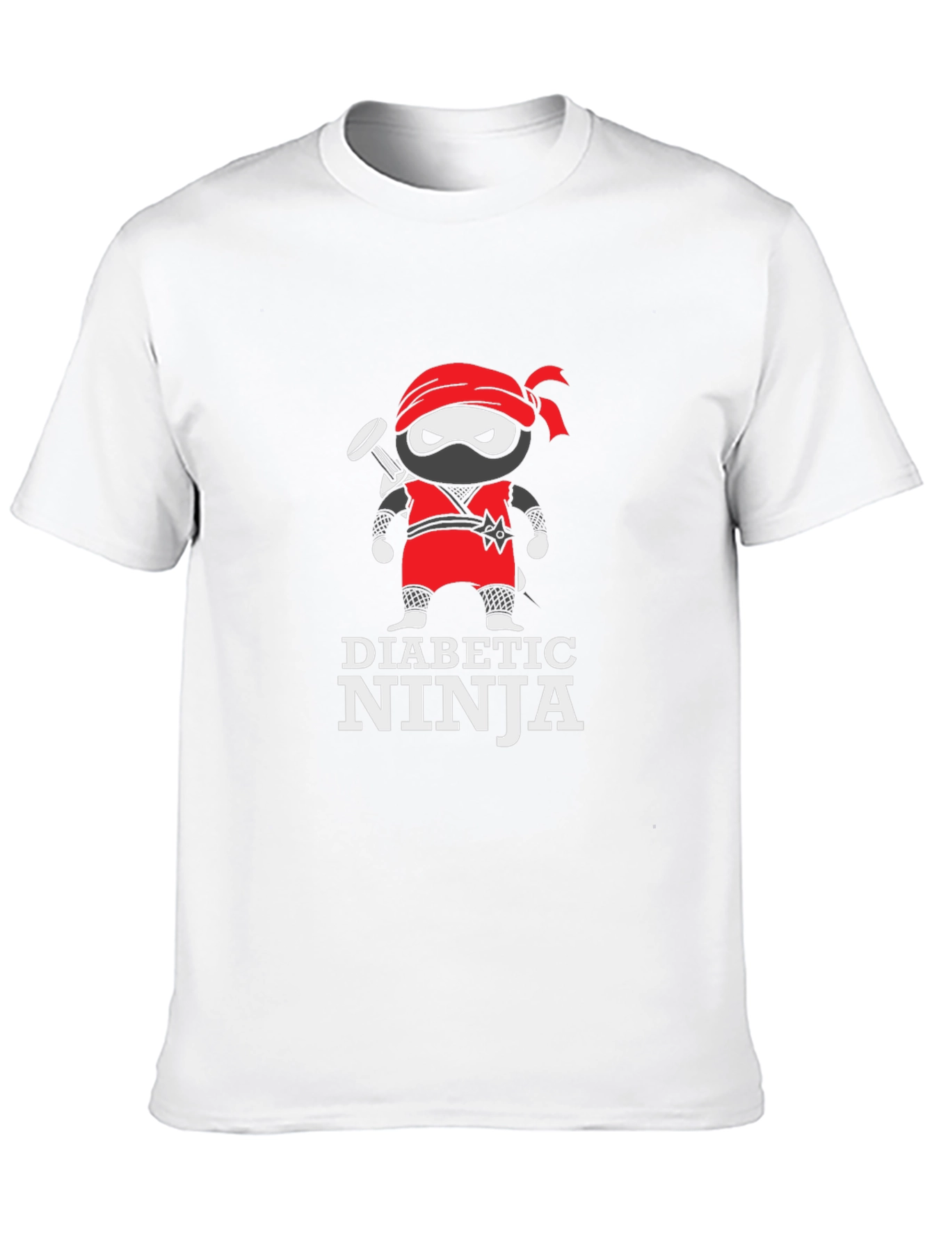 Diabetic Ninja T-Shirt - Funny Health Awareness Tee