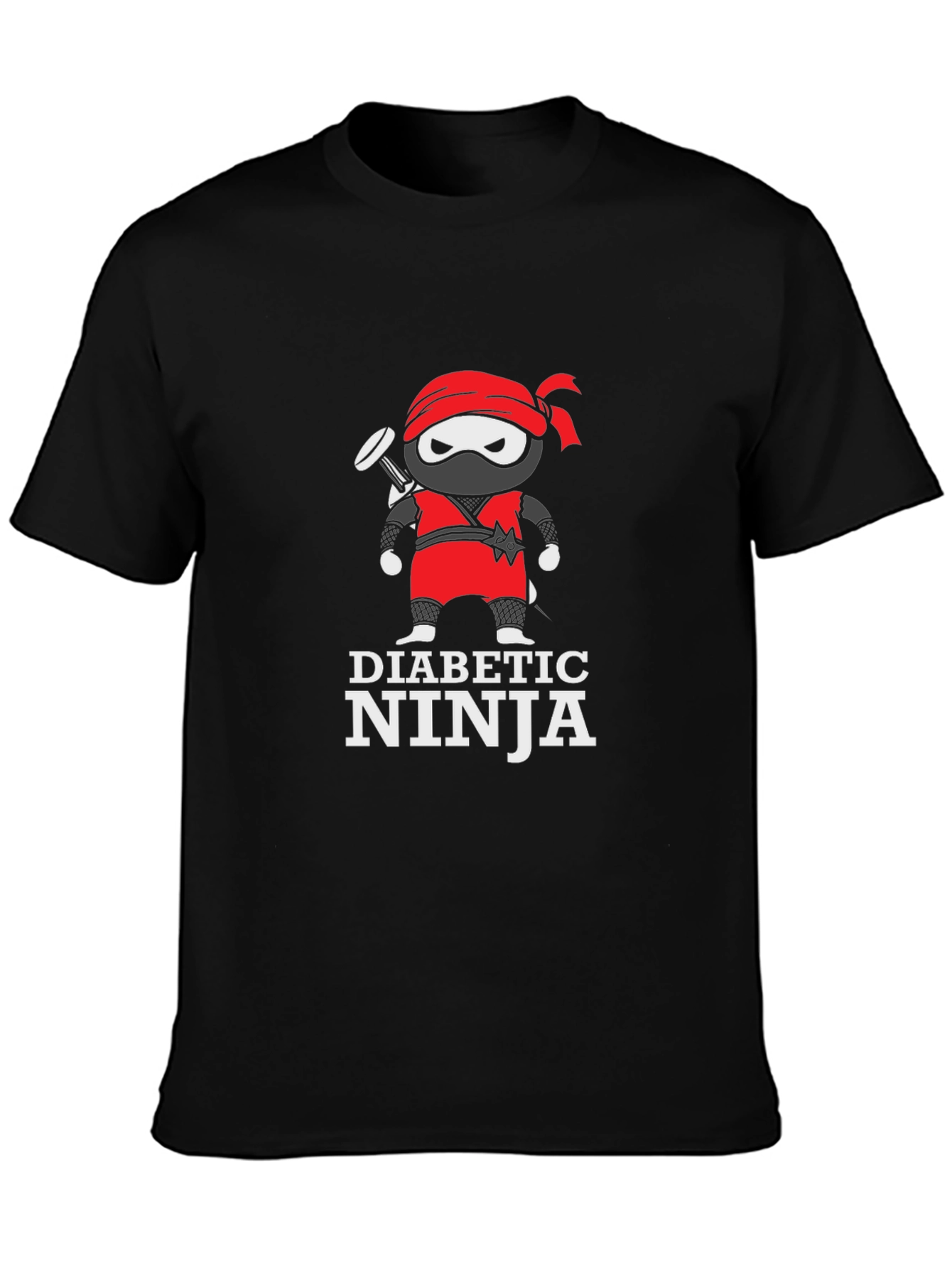 Diabetic Ninja T-Shirt - Funny Health Awareness Tee