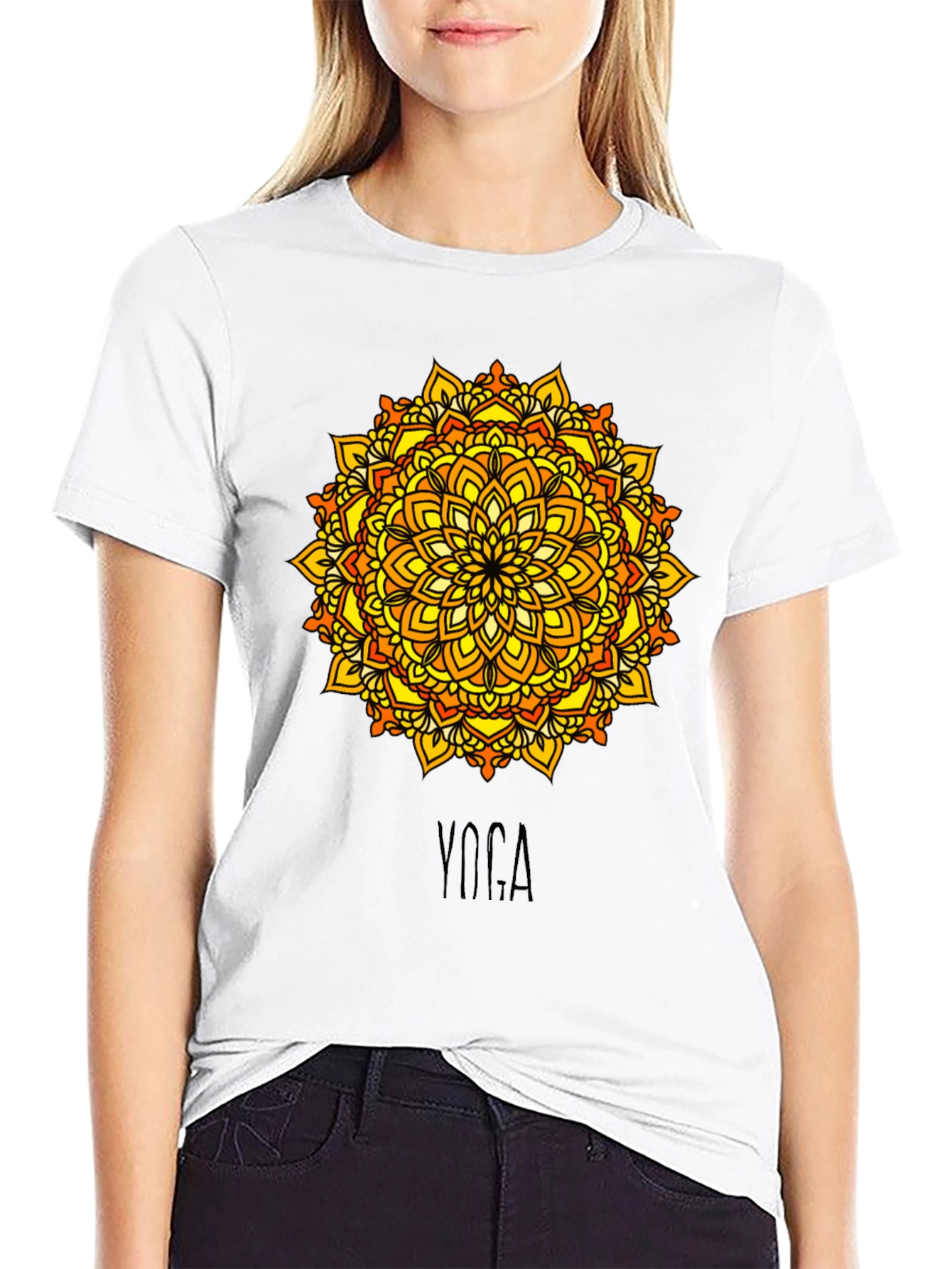 Yoga Mandala T-Shirt - Meditation Tee
