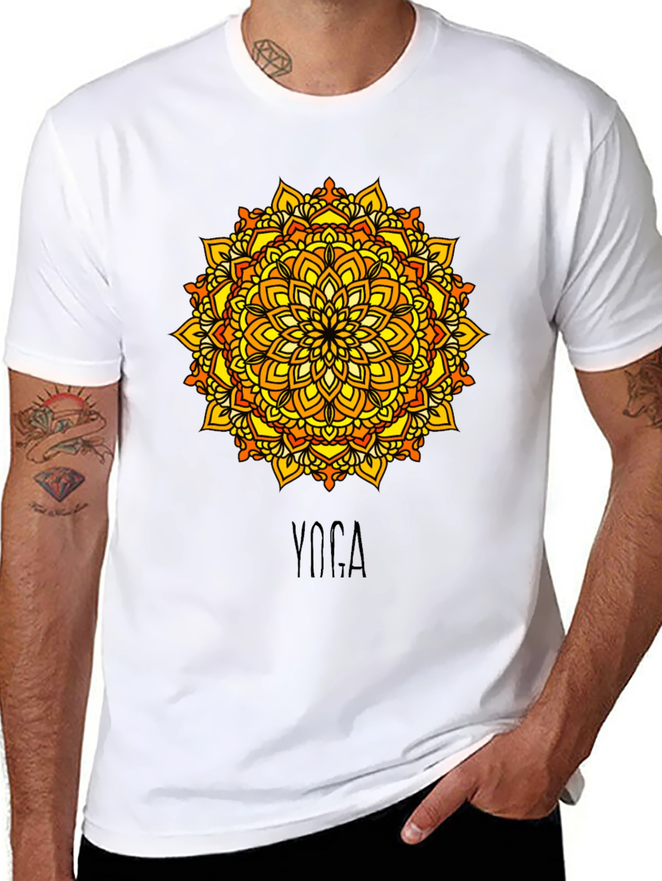 Yoga Mandala T-Shirt - Meditation Tee