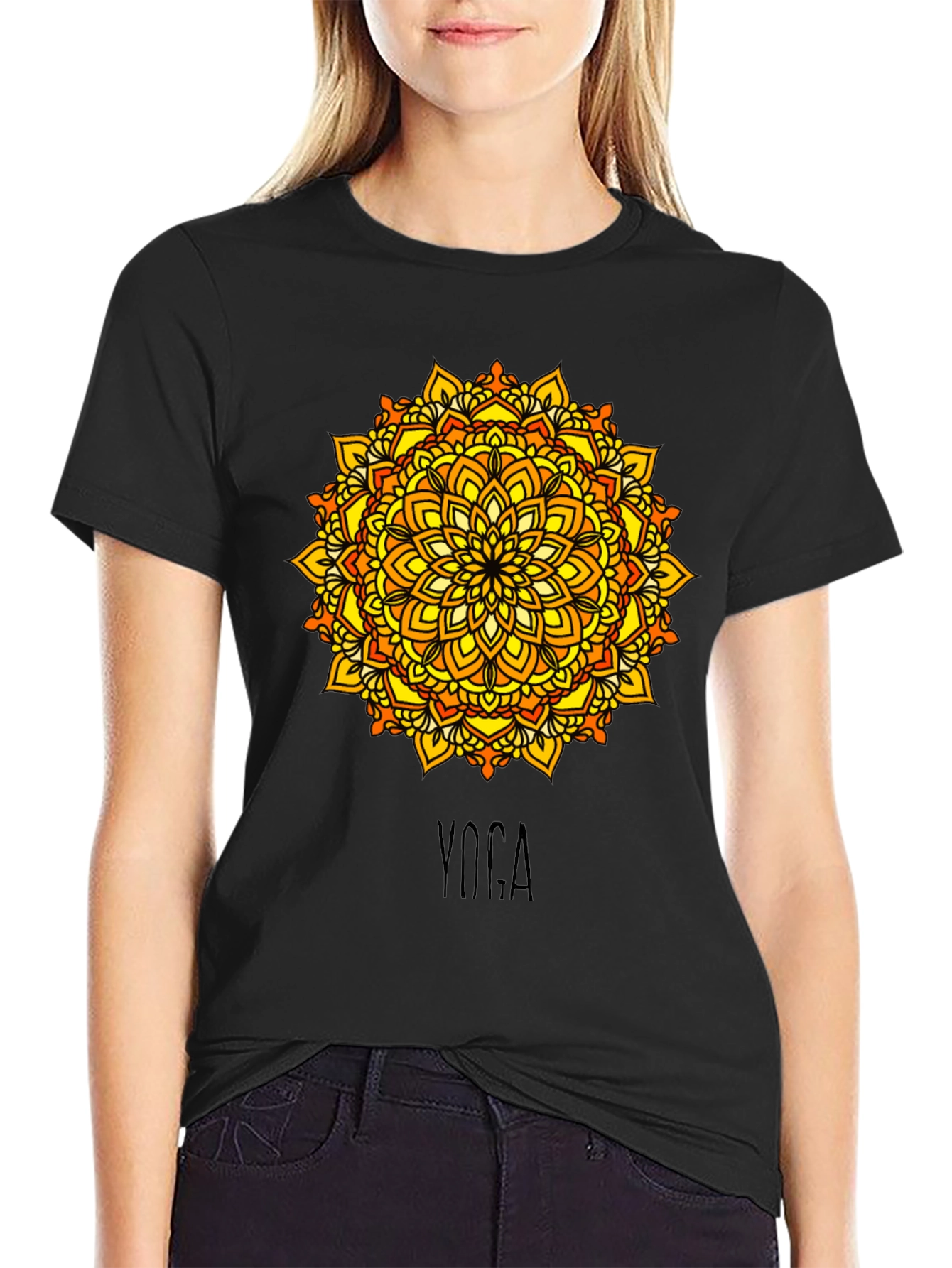 Yoga Mandala T-Shirt - Meditation Tee