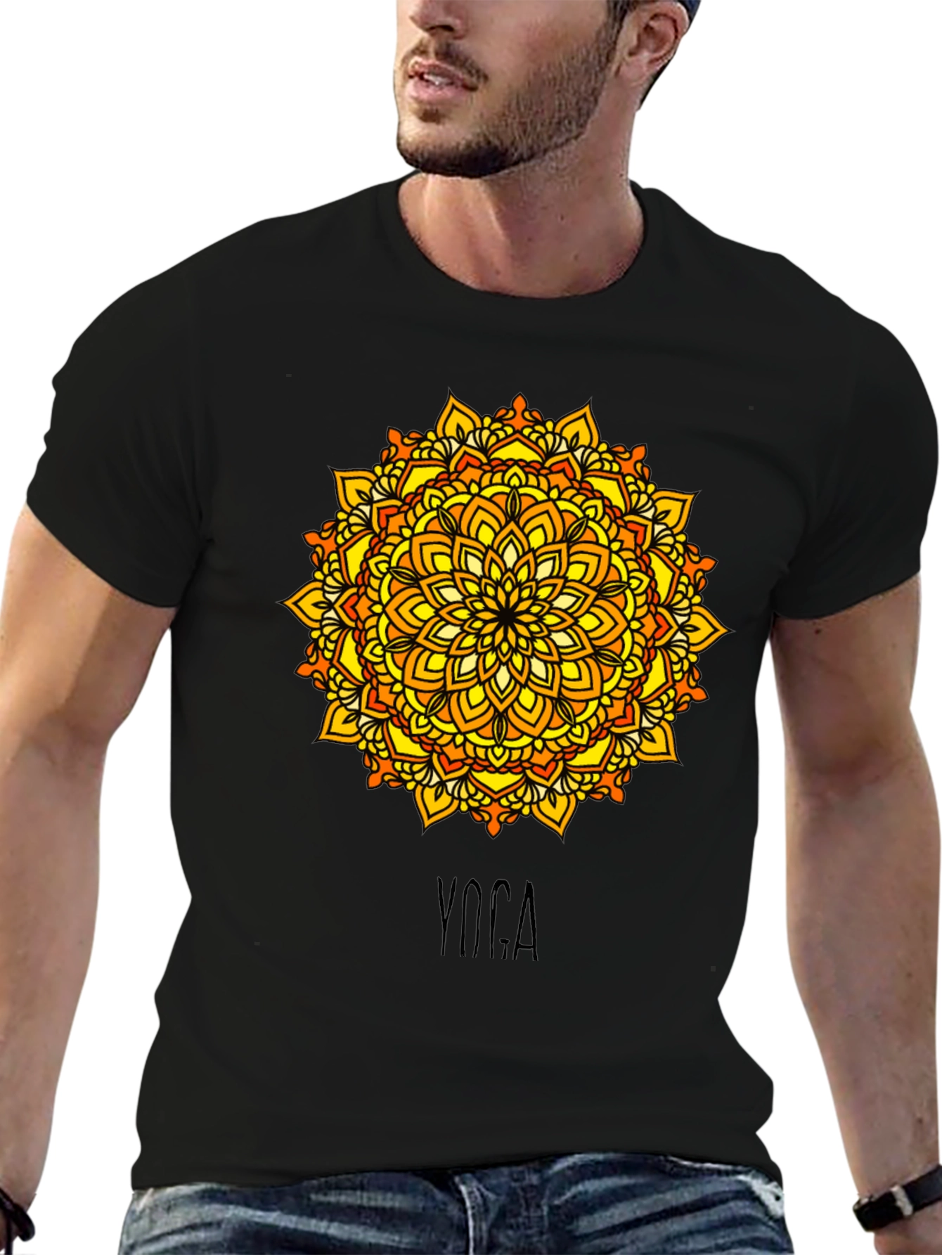 Yoga Mandala T-Shirt - Meditation Tee