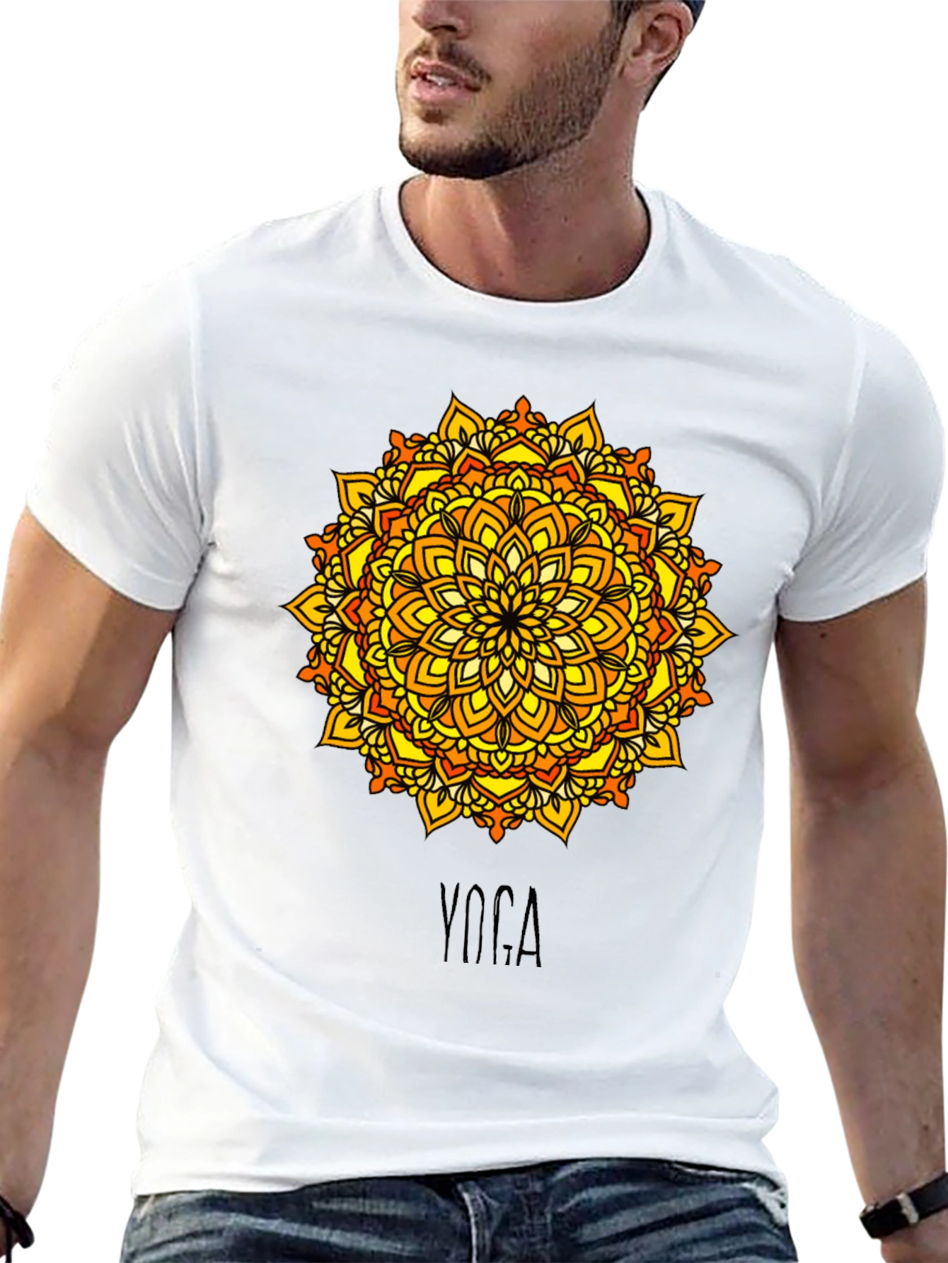 Yoga Mandala T-Shirt - Meditation Tee