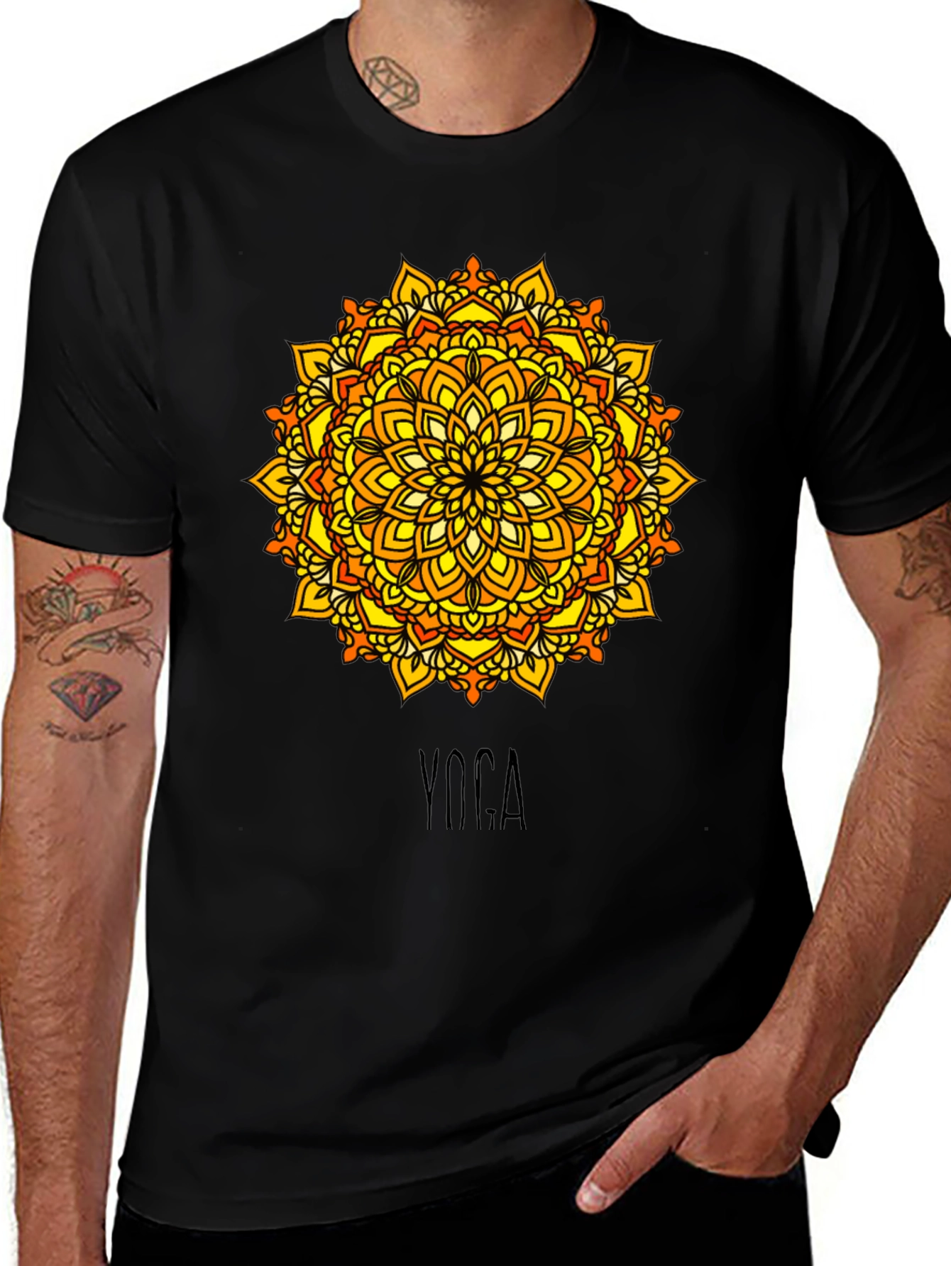 Yoga Mandala T-Shirt - Meditation Tee