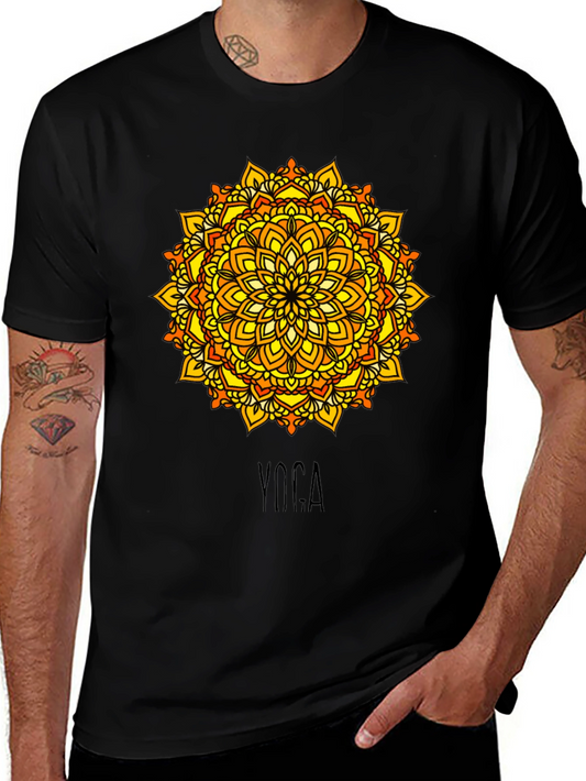 Yoga Mandala T-Shirt - Meditation Tee