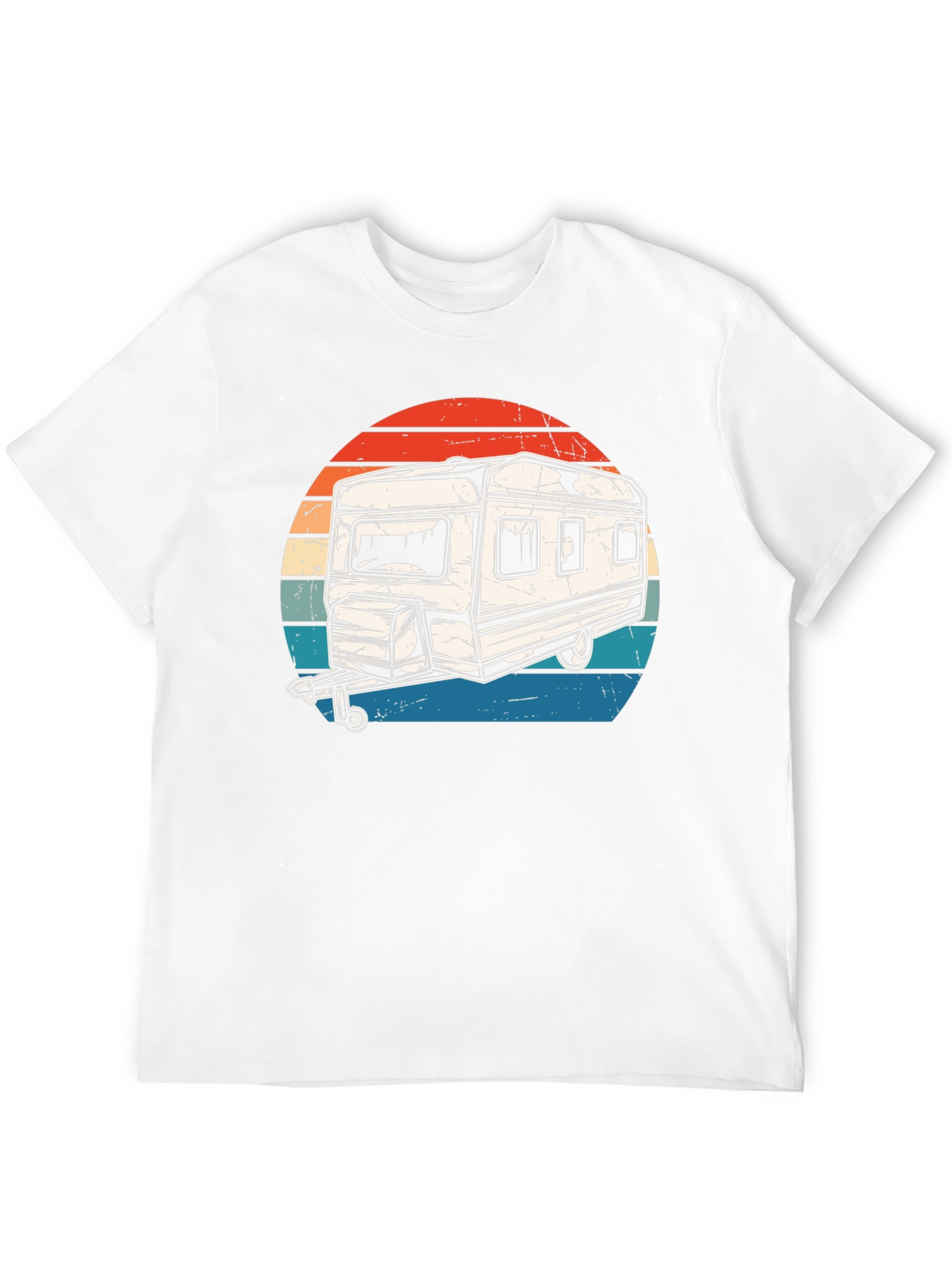Retro Camper Graphic T-Shirt - Adventure Ready!