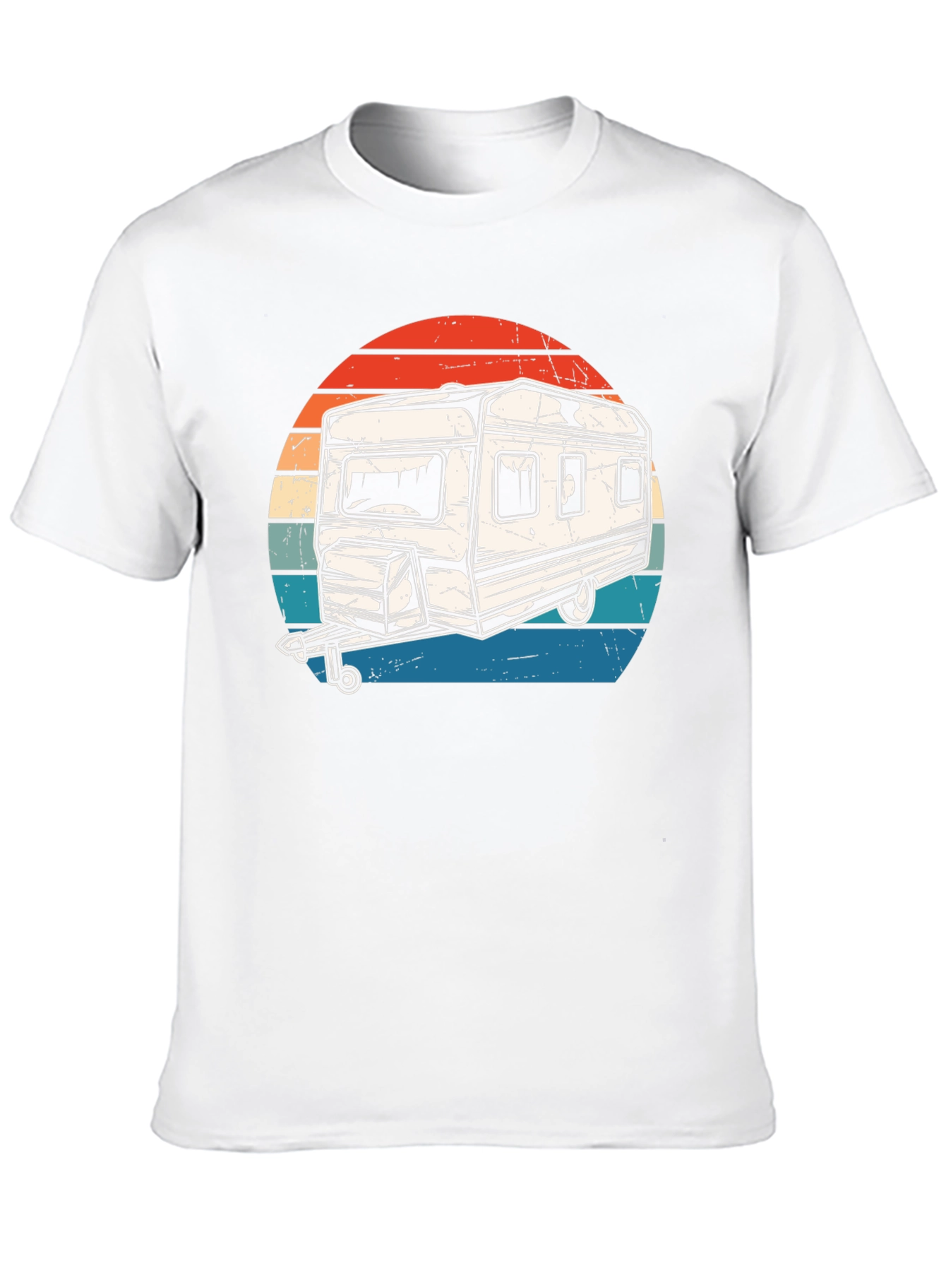 Retro Camper Graphic T-Shirt - Adventure Ready!