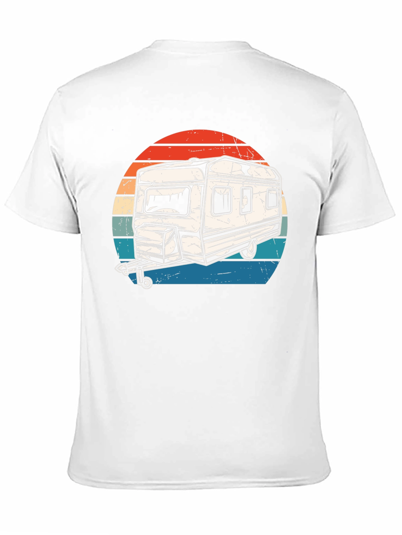 Retro Camper Graphic T-Shirt - Adventure Ready!