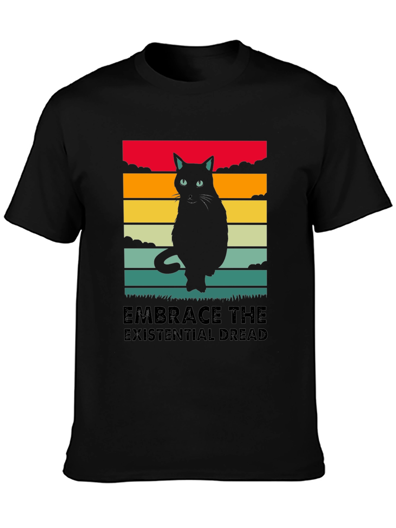 Embrace the Existential Dread Cat T-Shirt