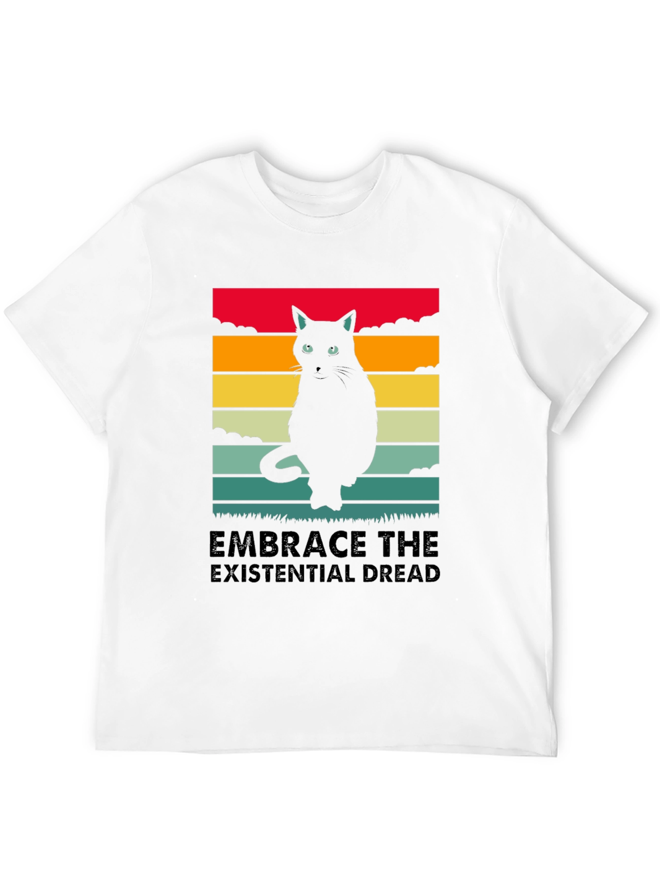 Embrace the Existential Dread Cat T-Shirt