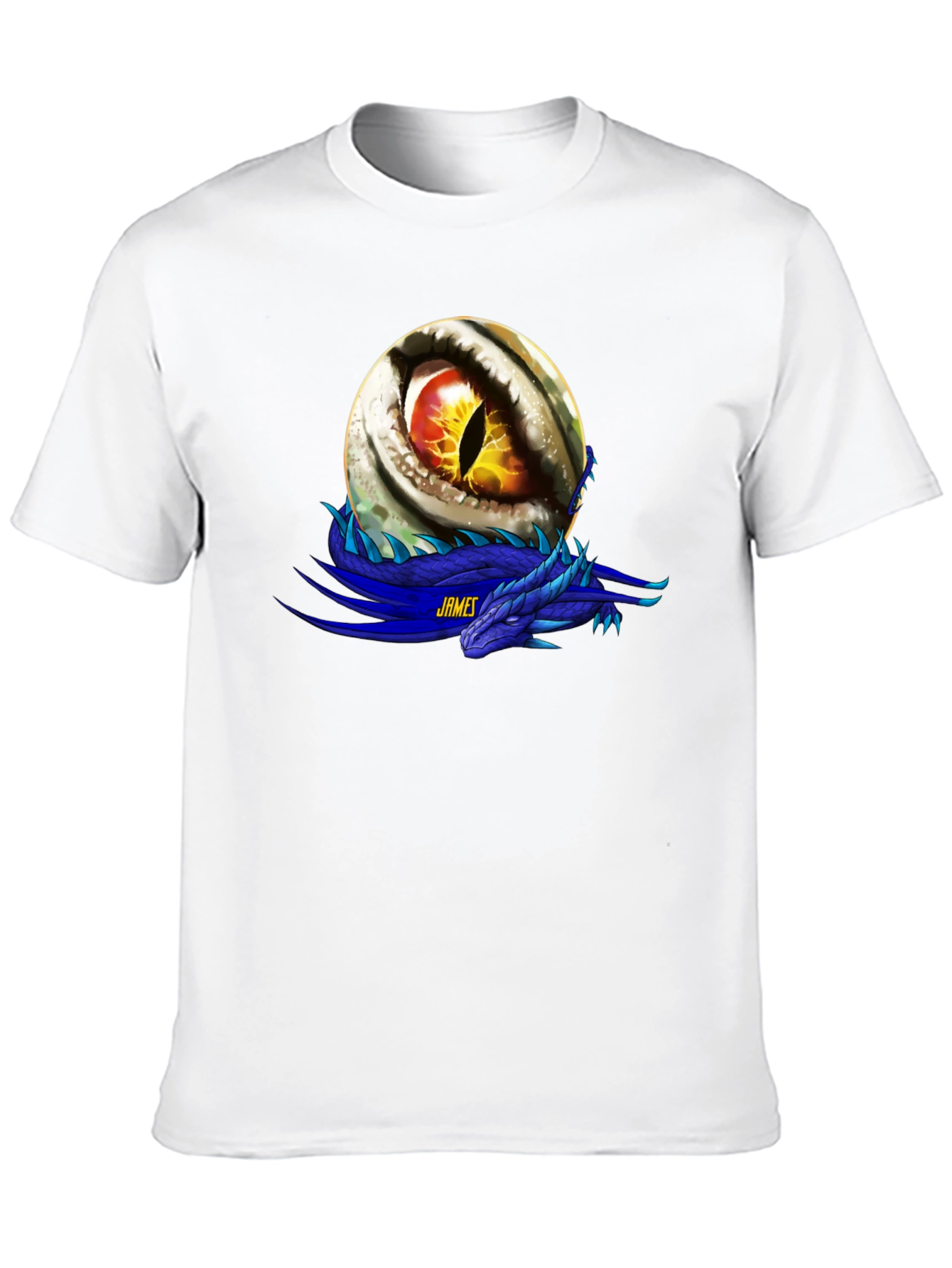 Dragon Eye Graphic T-Shirt - Personalized Name Option