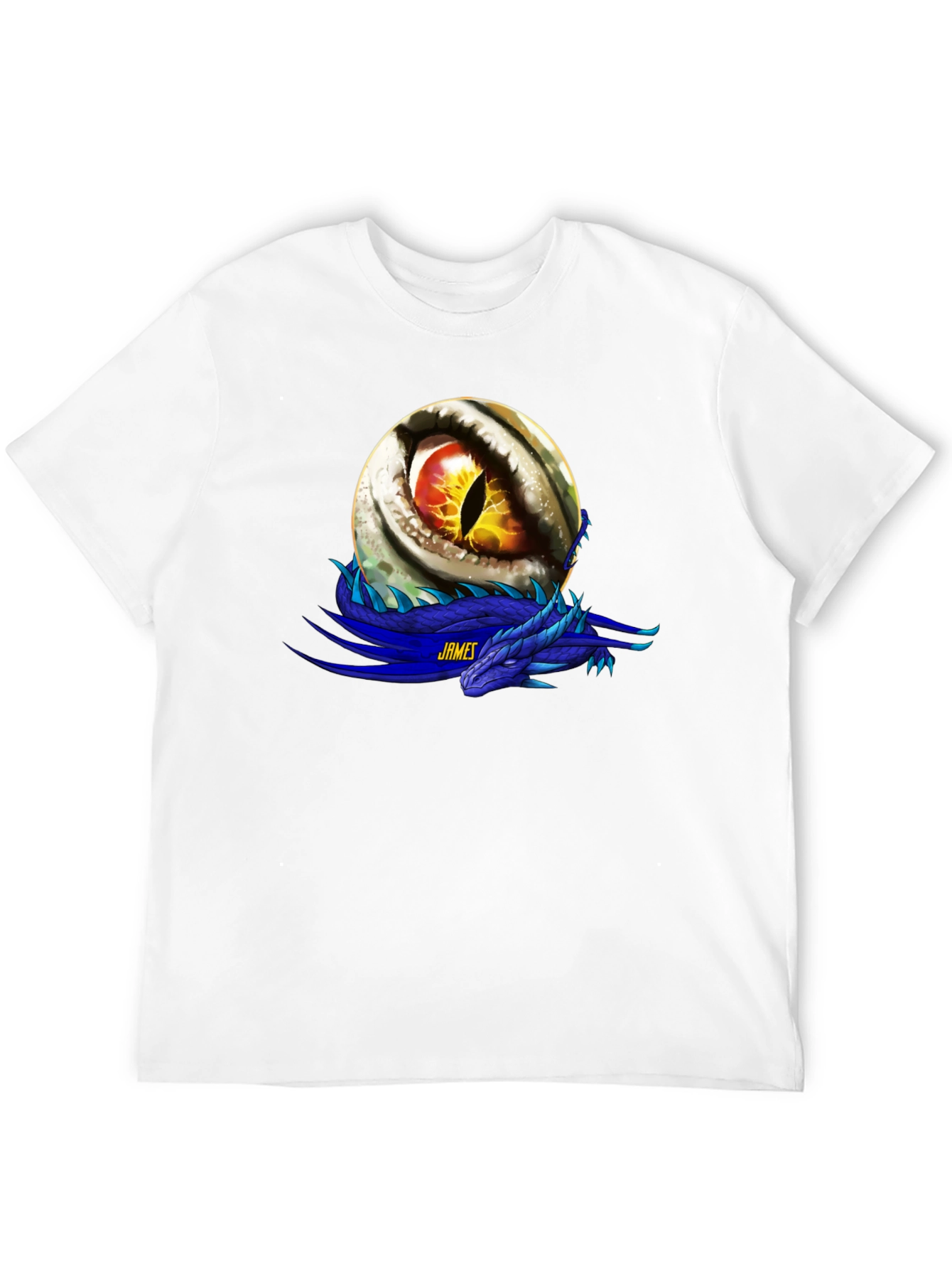 Dragon Eye Graphic T-Shirt - Personalized Name Option