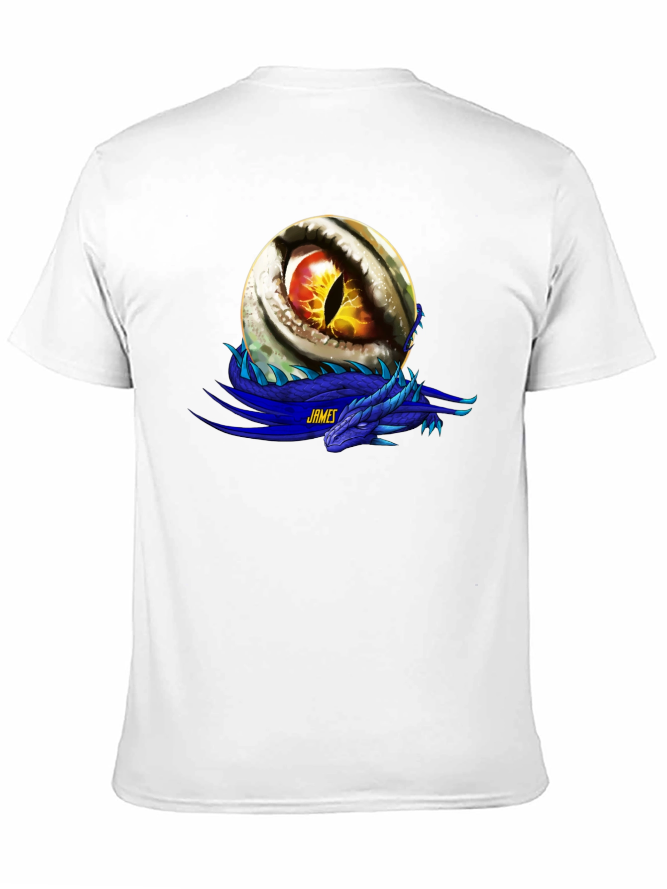 Dragon Eye Graphic T-Shirt - Personalized Name Option