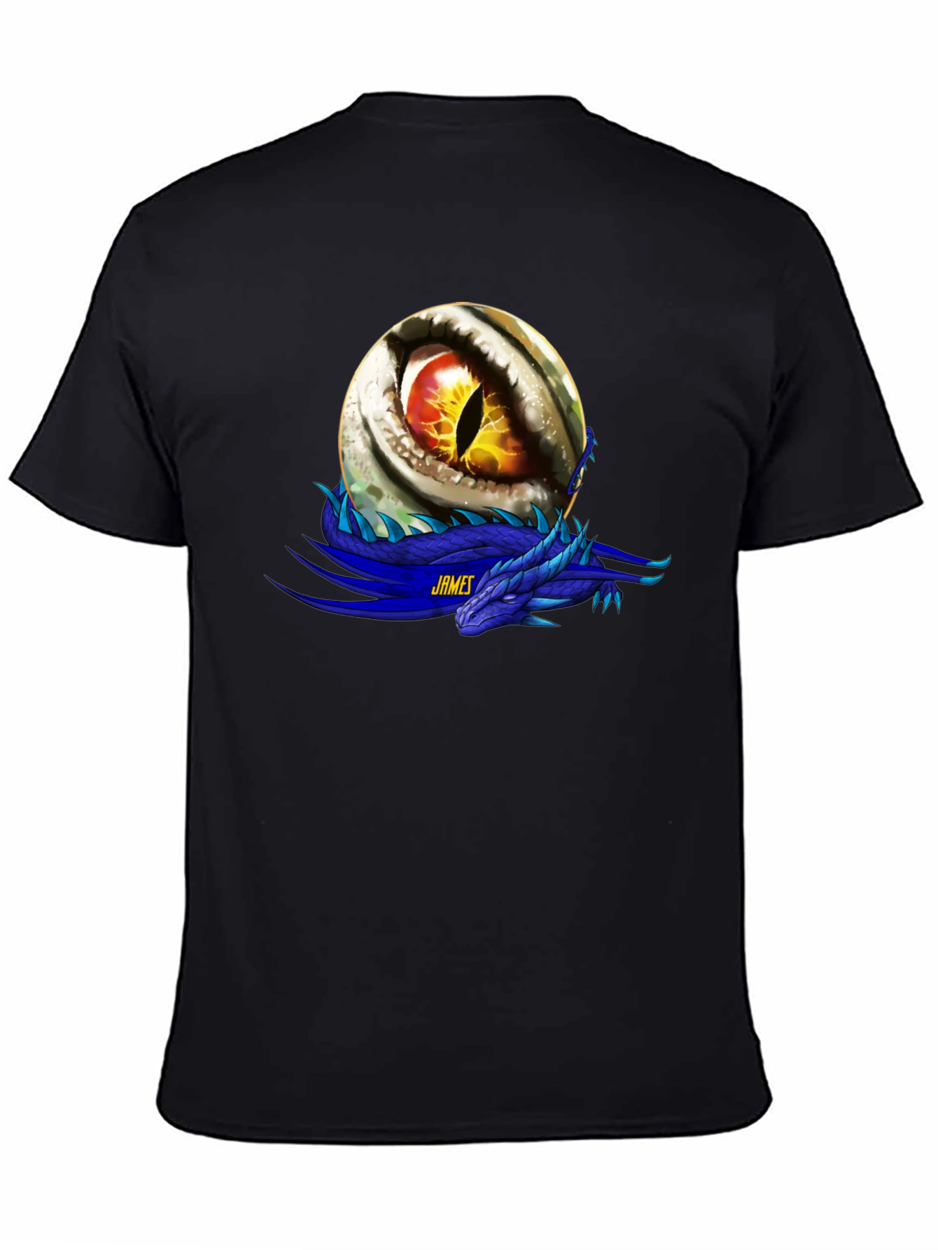 Dragon Eye Graphic T-Shirt - Personalized Name Option
