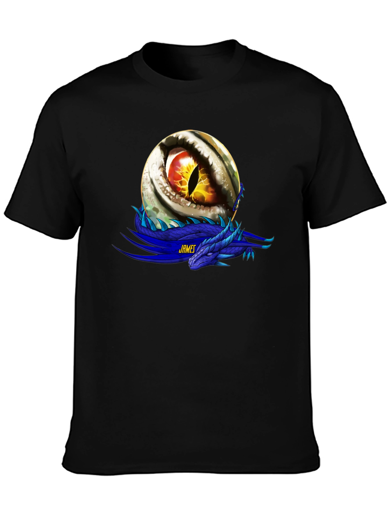 Dragon Eye Graphic T-Shirt - Personalized Name Option