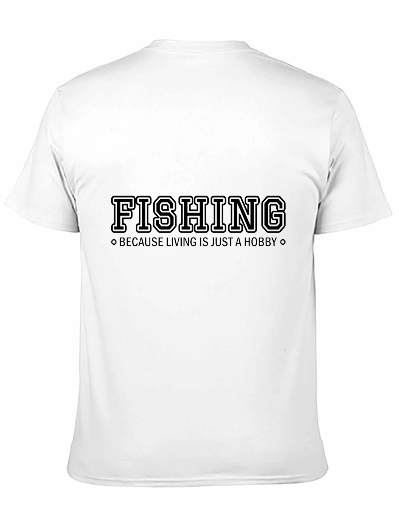 Fishing Hobby Black T-Shirt