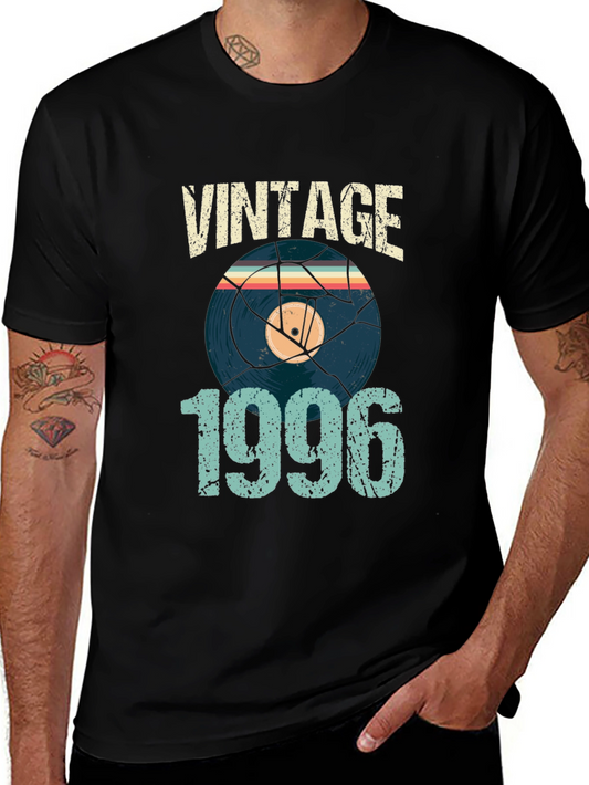 Vintage 1996 Record Graphic T-Shirt