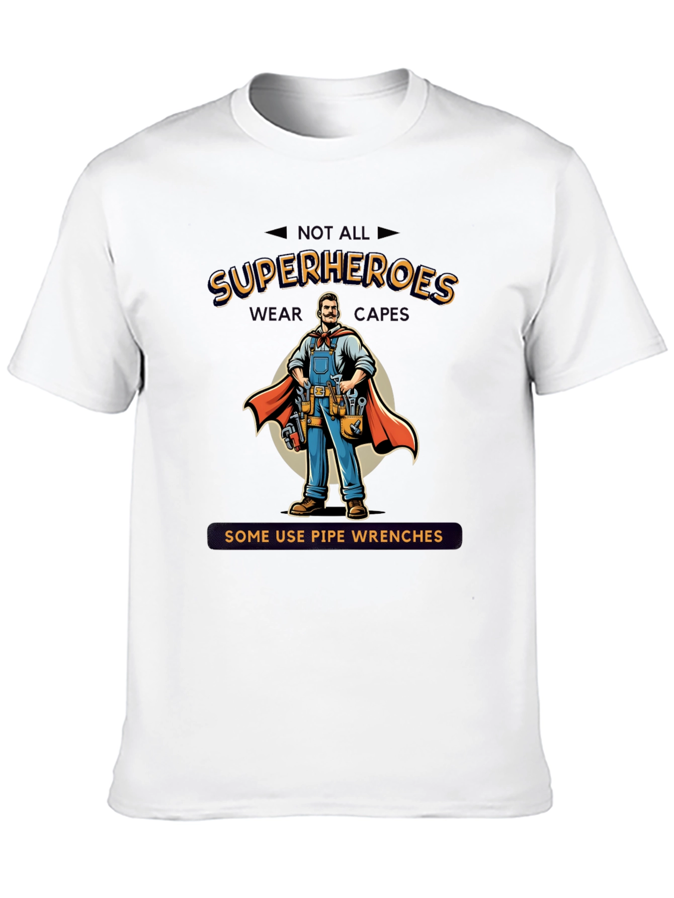 Superhero Plumber Graphic Tee