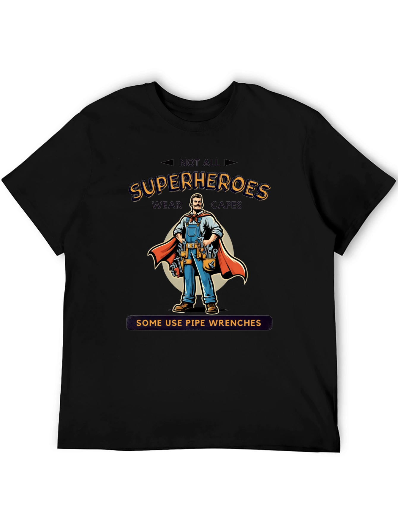 Superhero Plumber Graphic Tee