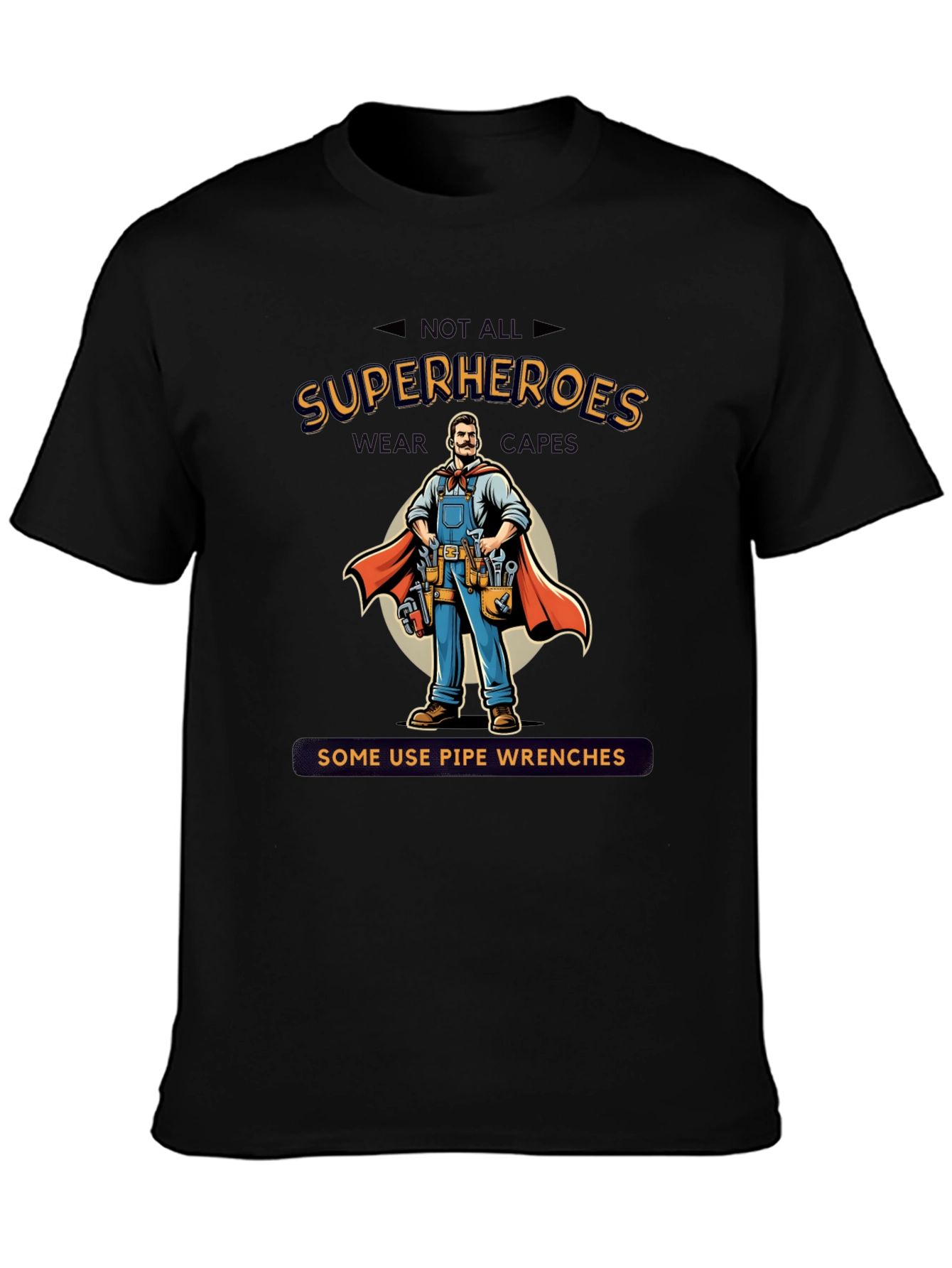 Superhero Plumber Graphic Tee