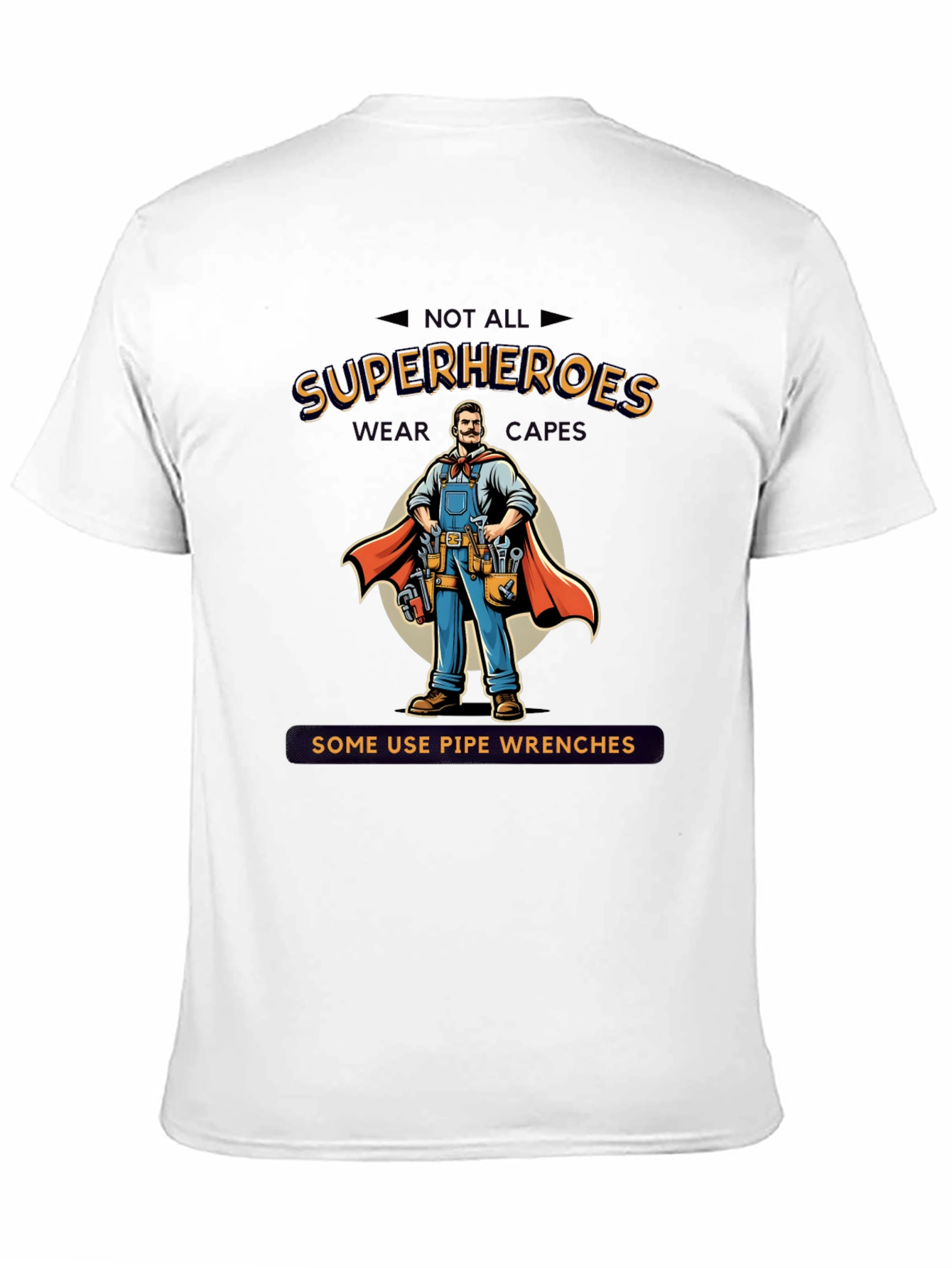 Superhero Plumber Graphic Tee