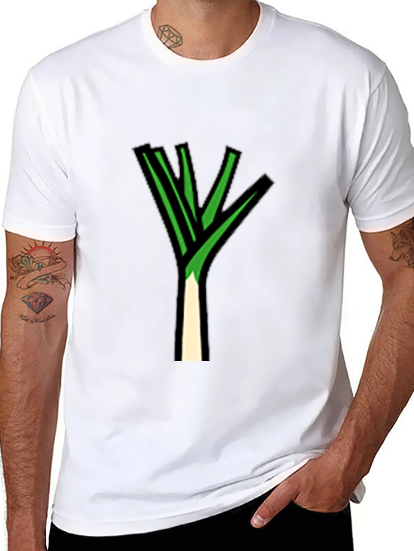 Leek Graphic Tee - Fresh & Fun Casual Wear