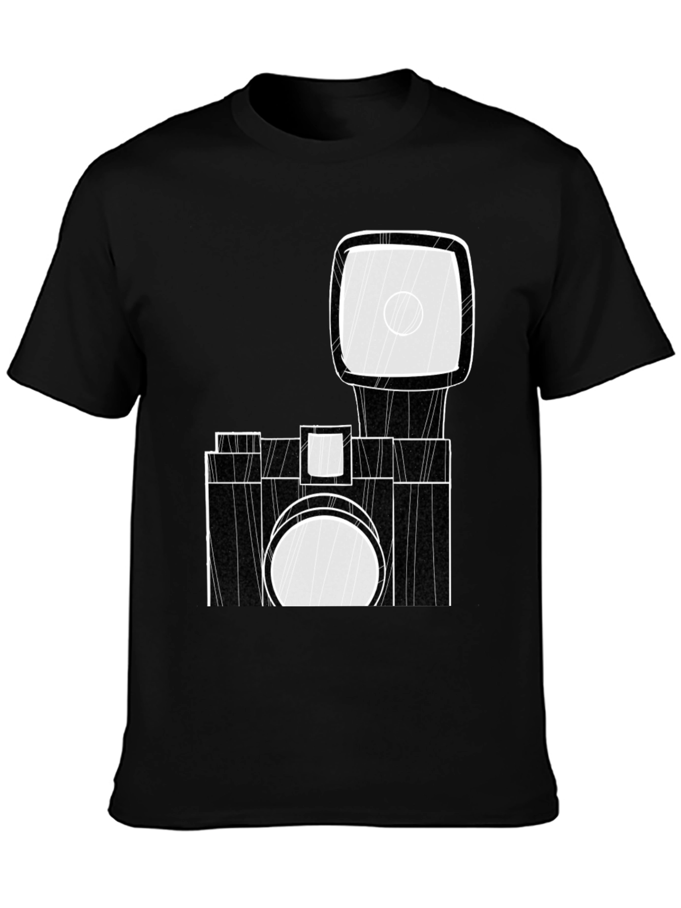 Camera Graphic Black T-Shirt