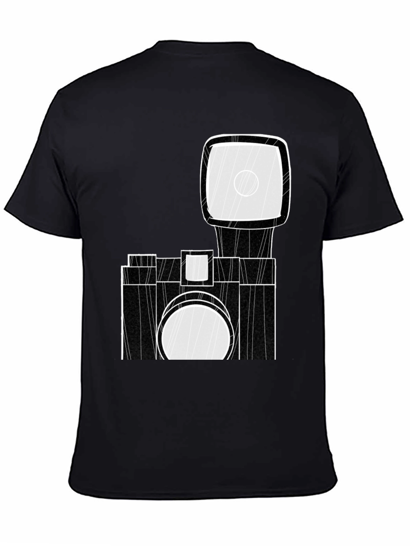 Camera Graphic Black T-Shirt